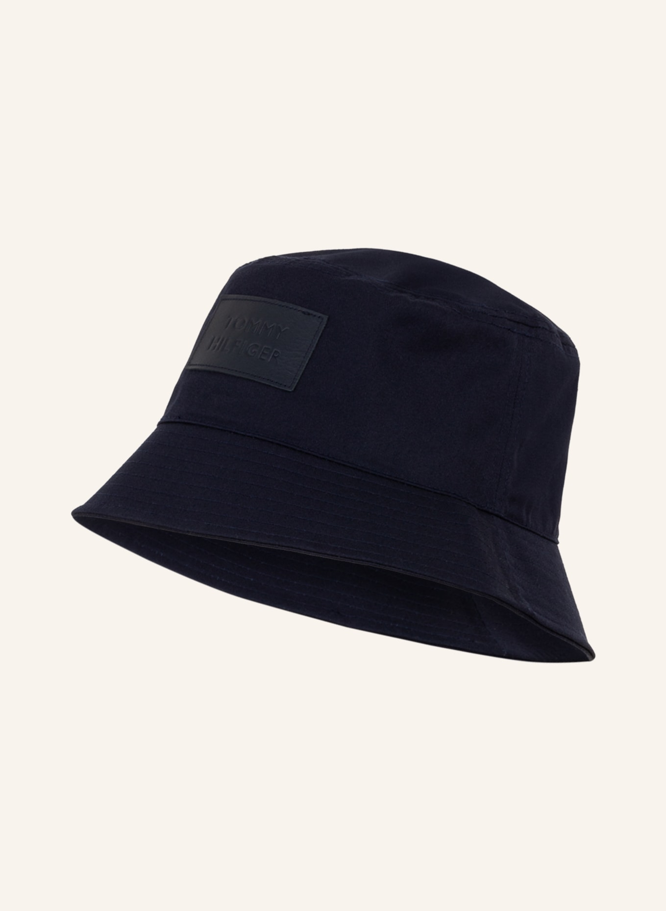 TOMMY HILFIGER Klobouk Bucket Hat, Barva: TMAVĚ MODRÁ (Obrázek 1)