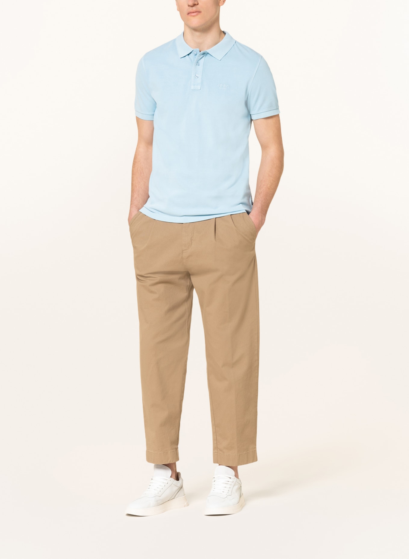 JOOP! JEANS Jersey polo shirt AMBROSIO, Color: LIGHT BLUE (Image 2)
