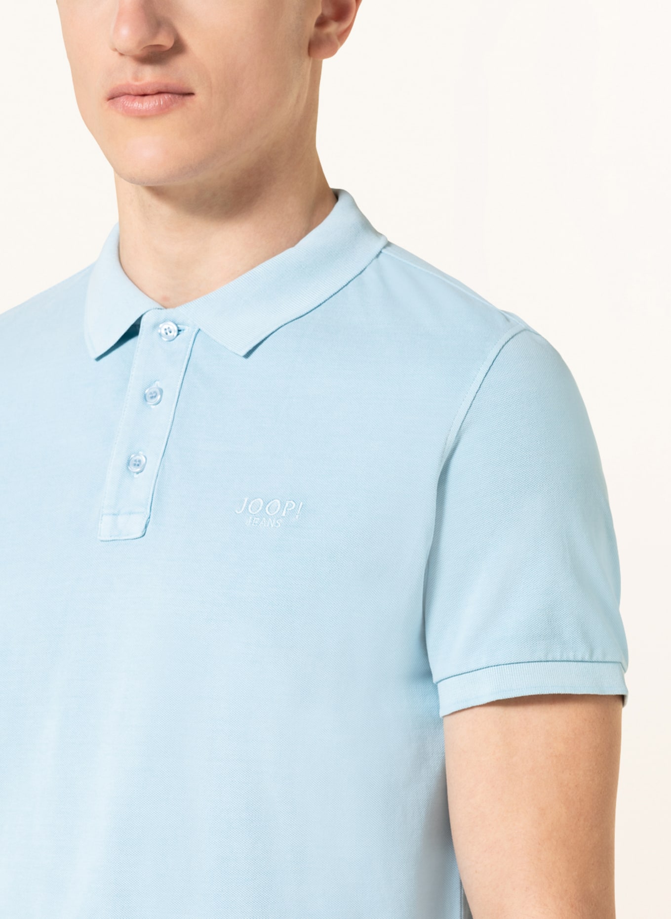 JOOP! JEANS Jersey polo shirt AMBROSIO, Color: LIGHT BLUE (Image 4)
