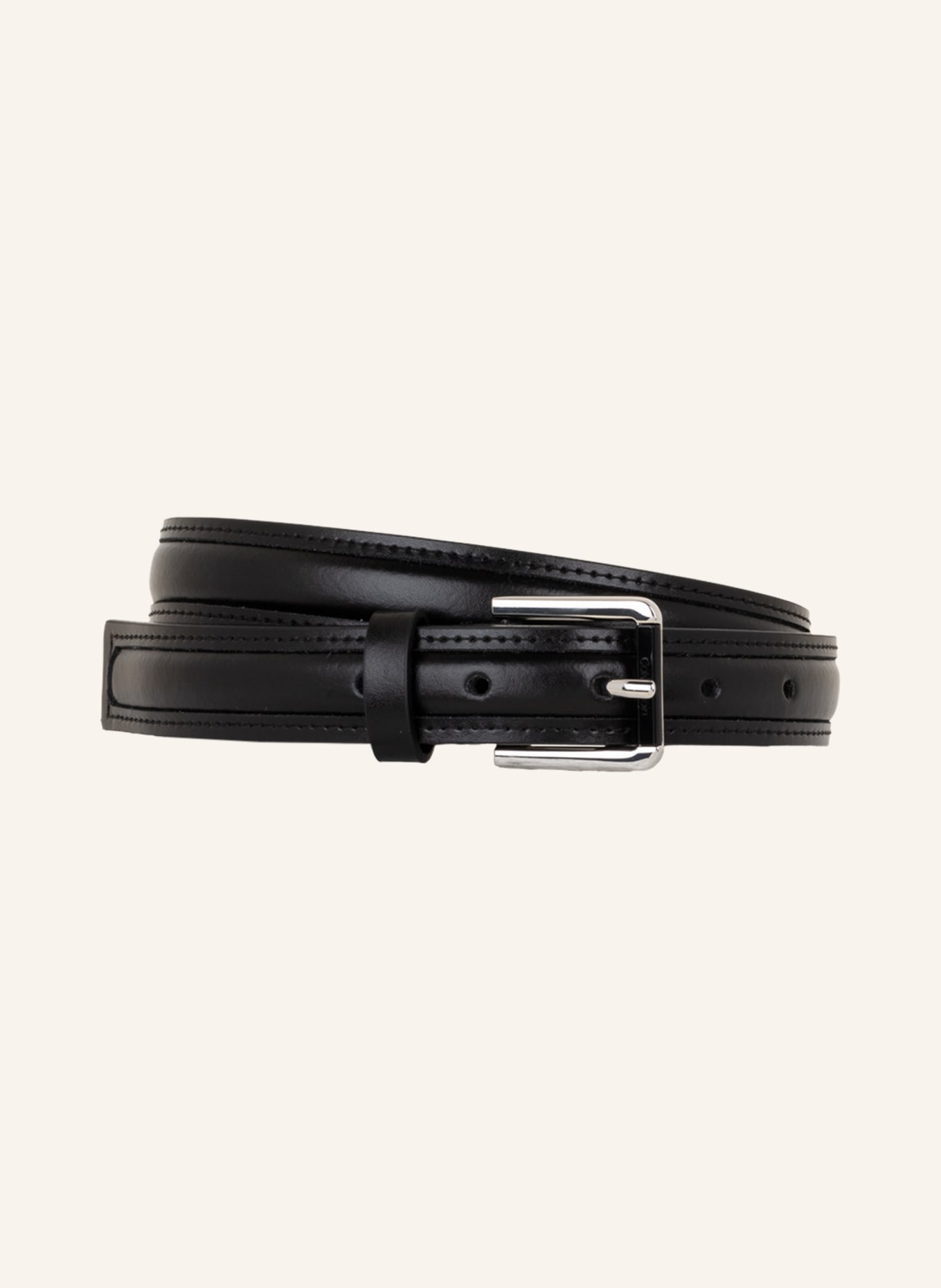Calvin Klein Leather belt, Color: BLACK (Image 1)
