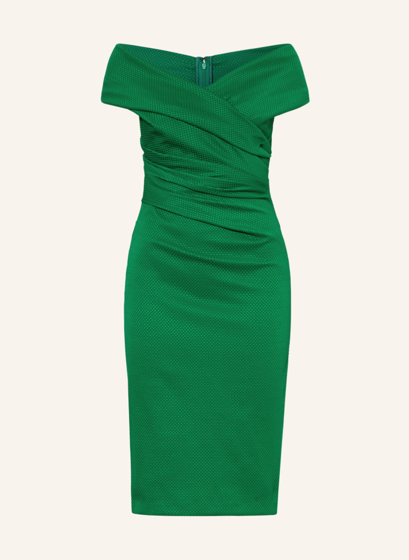 TALBOT RUNHOF Off-shoulder dress, Color: GREEN (Image 1)