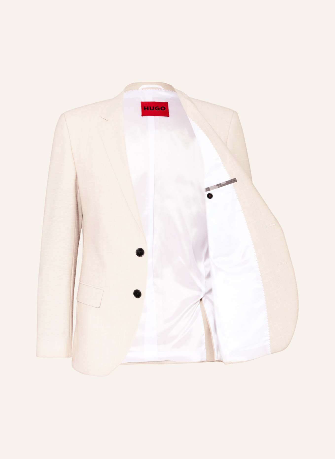 Hugo boss white sales coat