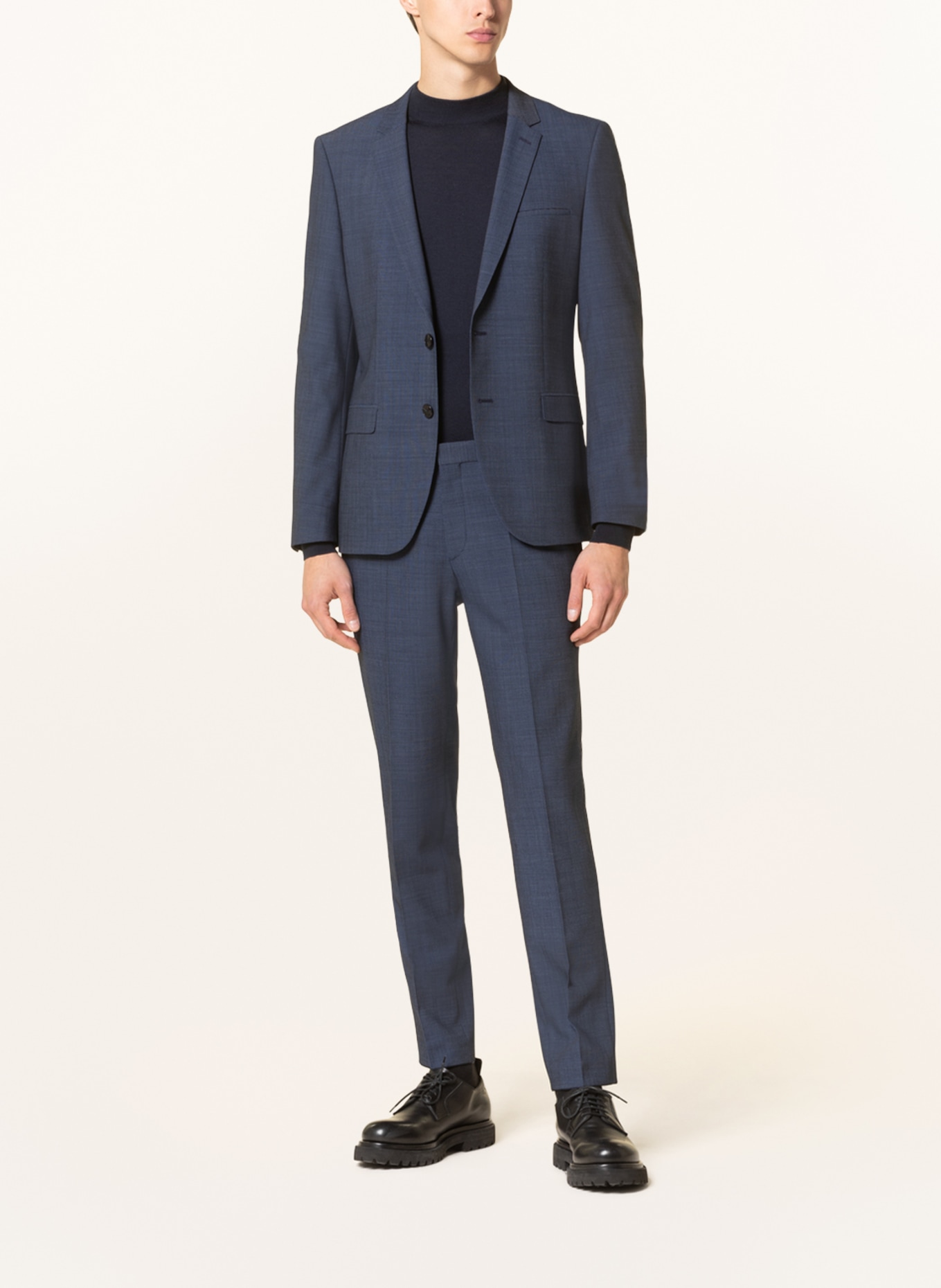 HUGO Suit trousers HESTEN extra slim fit, Color: DARK BLUE (Image 2)