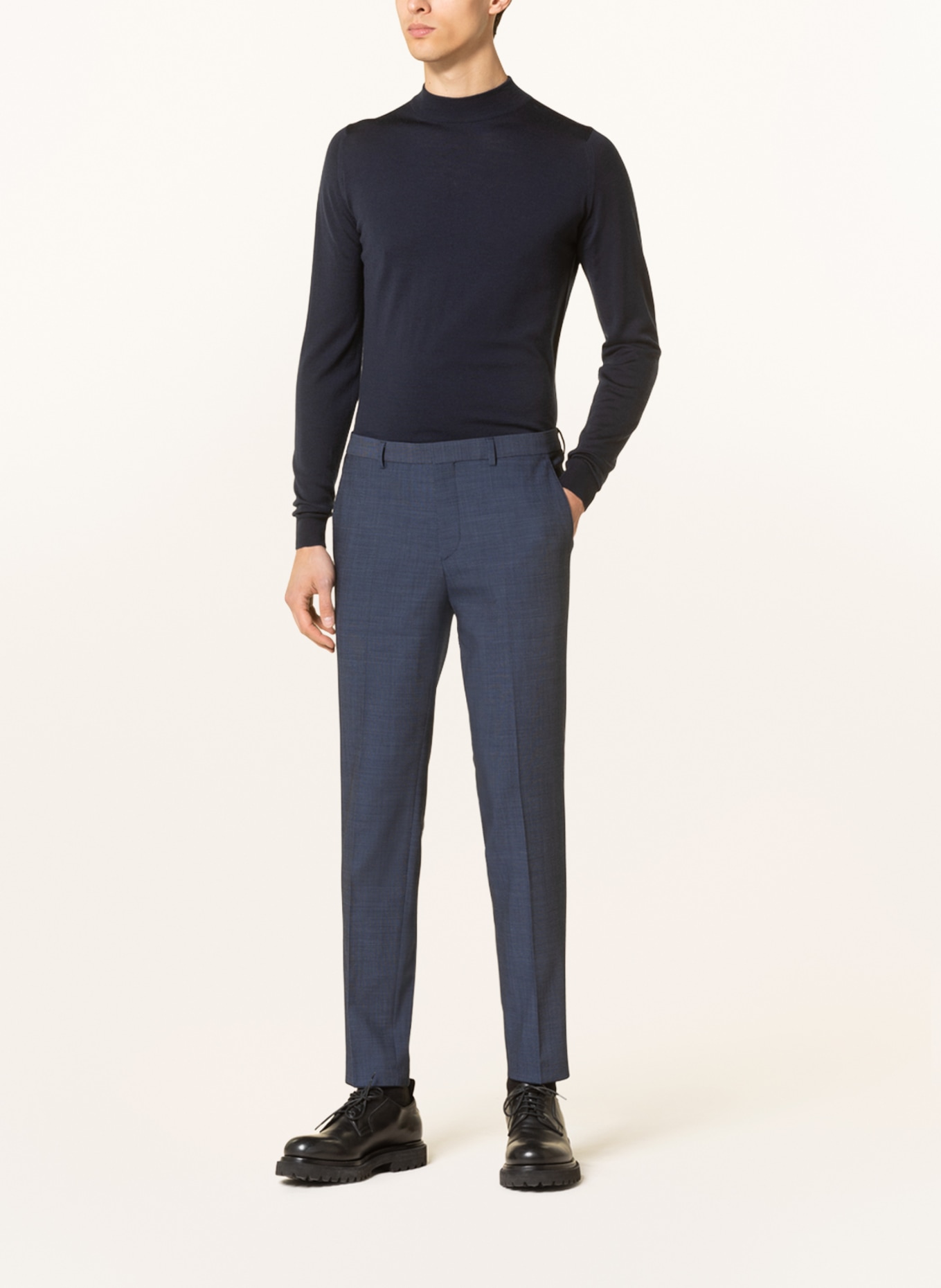 HUGO Suit trousers HESTEN extra slim fit, Color: DARK BLUE (Image 3)