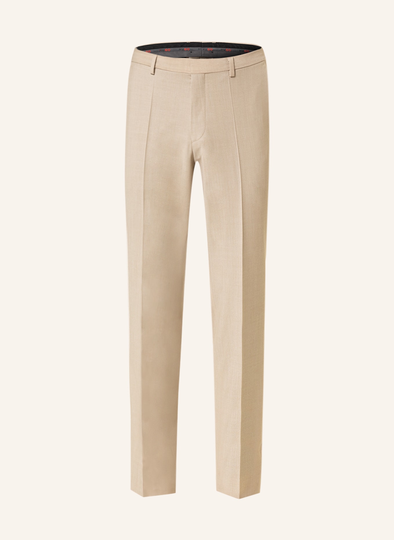 HUGO Suit trousers HESTEN extra slim fit, Color: 274 LIGHT BEIGE (Image 1)