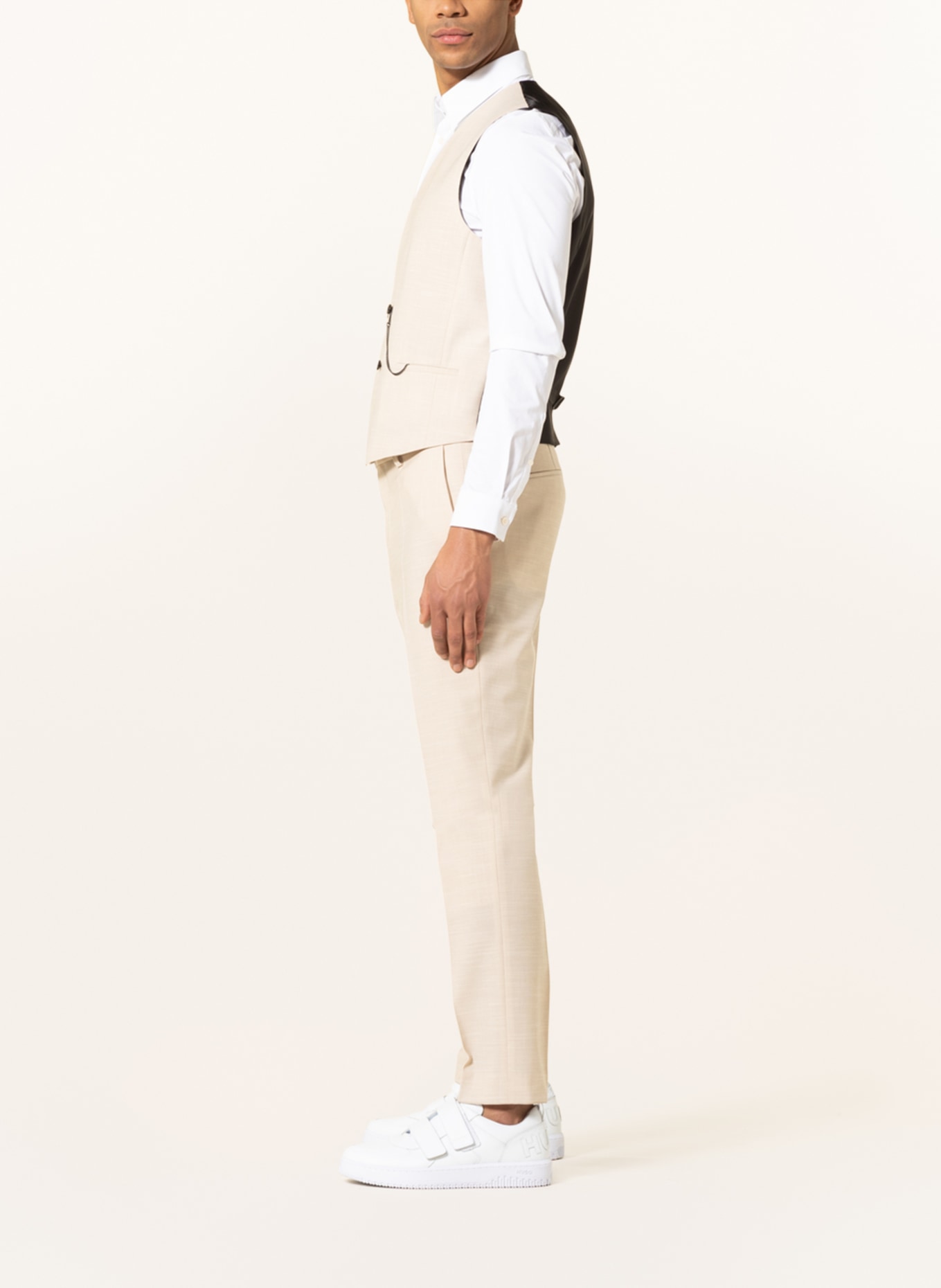 HUGO Suit trousers GETLIN extra slim fit, Color: 264 MEDIUM BEIGE (Image 5)