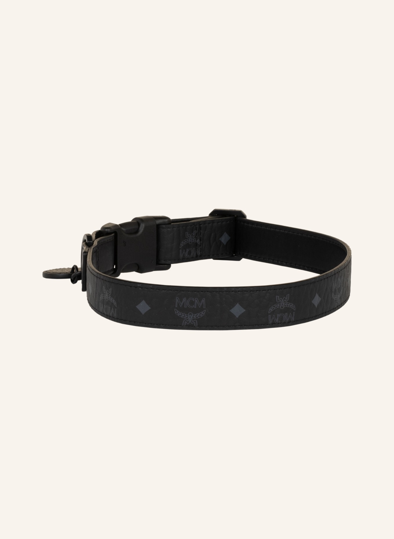 MCM Dog collar VISETOS L, Color: BLACK (Image 2)