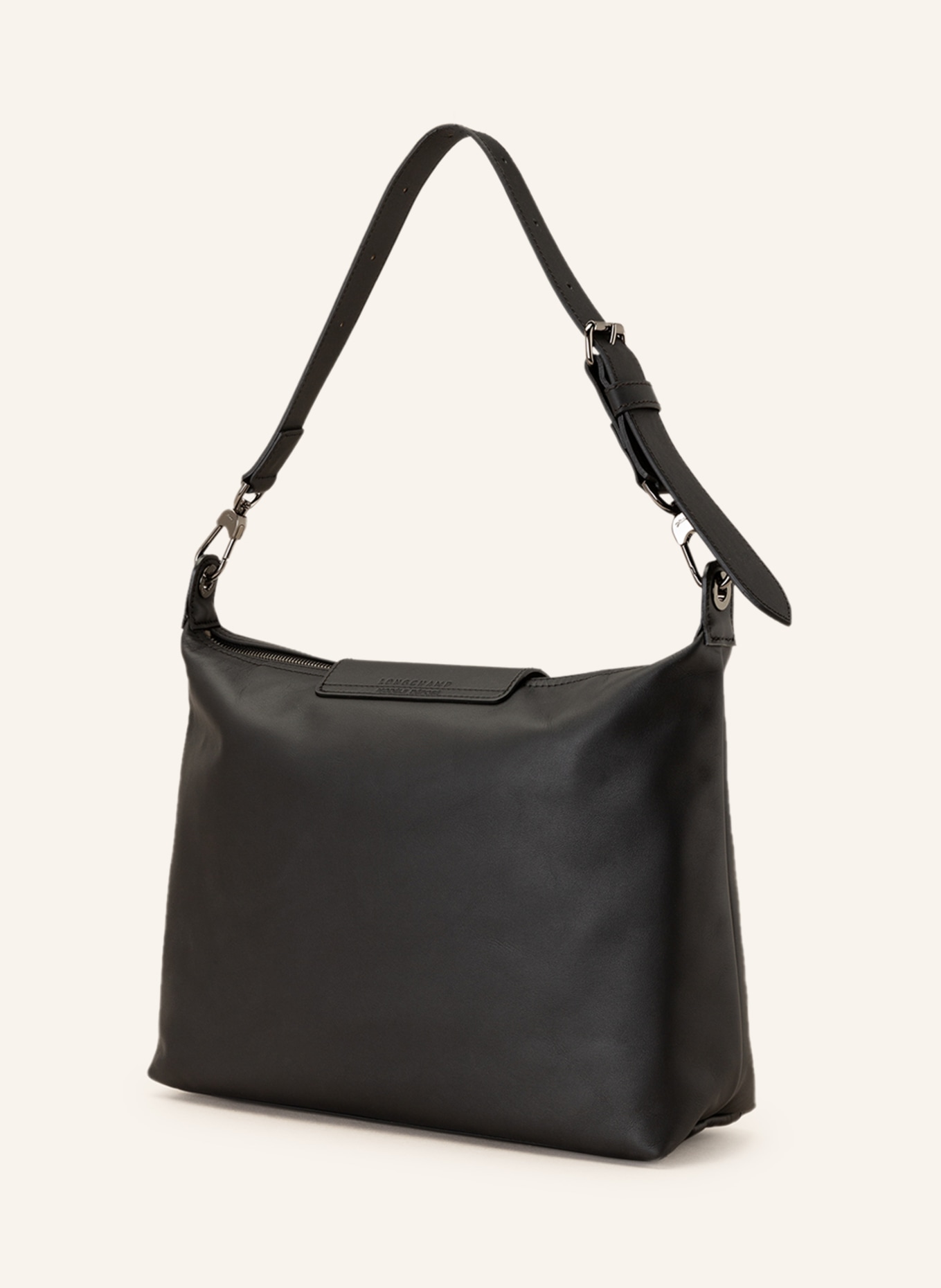 LONGCHAMP Handtasche LE PLIAGE CUIR, Farbe: SCHWARZ (Bild 2)