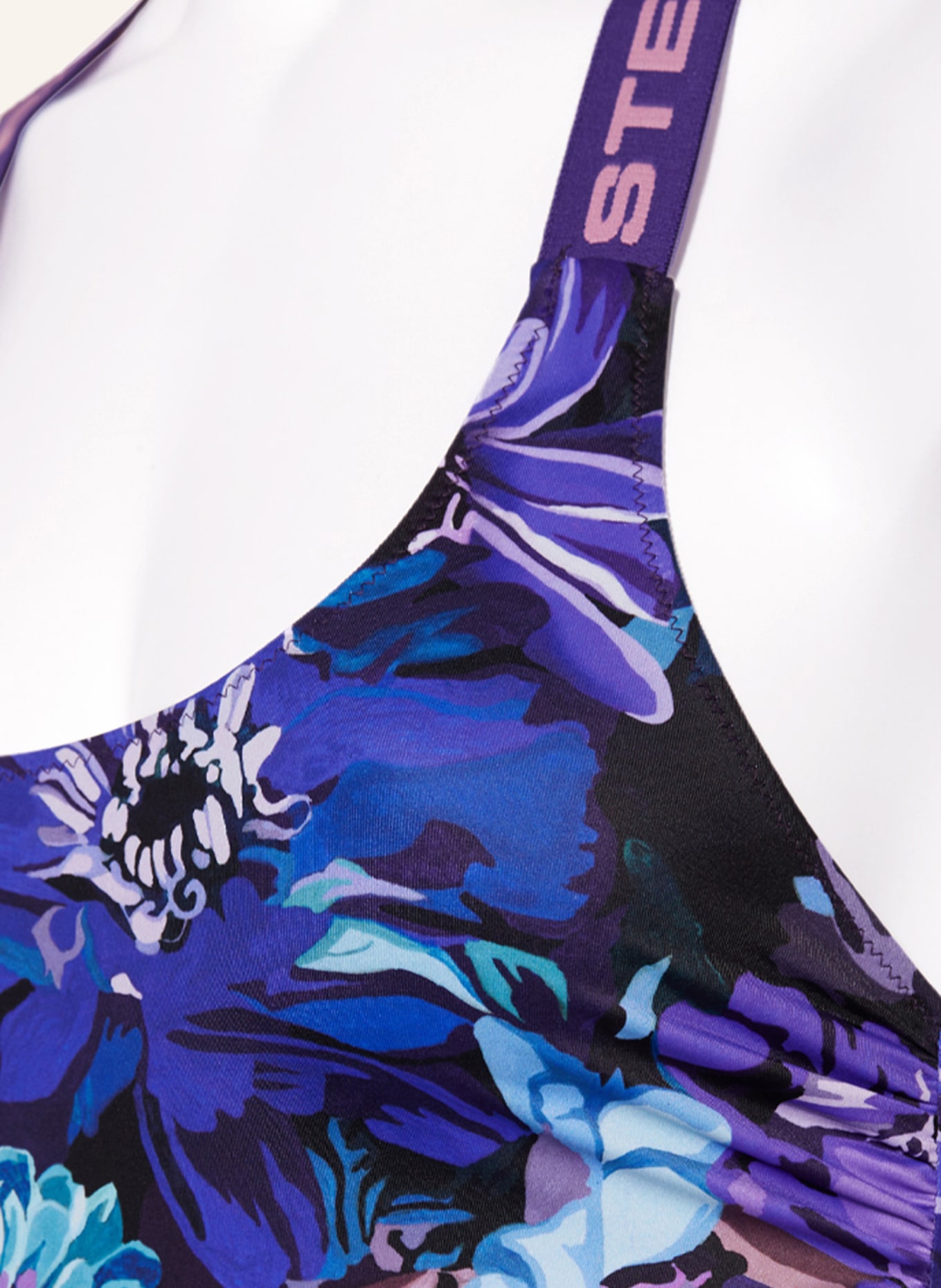 STELLA McCARTNEY SWIMWEAR Monokini, Color: PURPLE/ BLUE/ BLACK (Image 4)