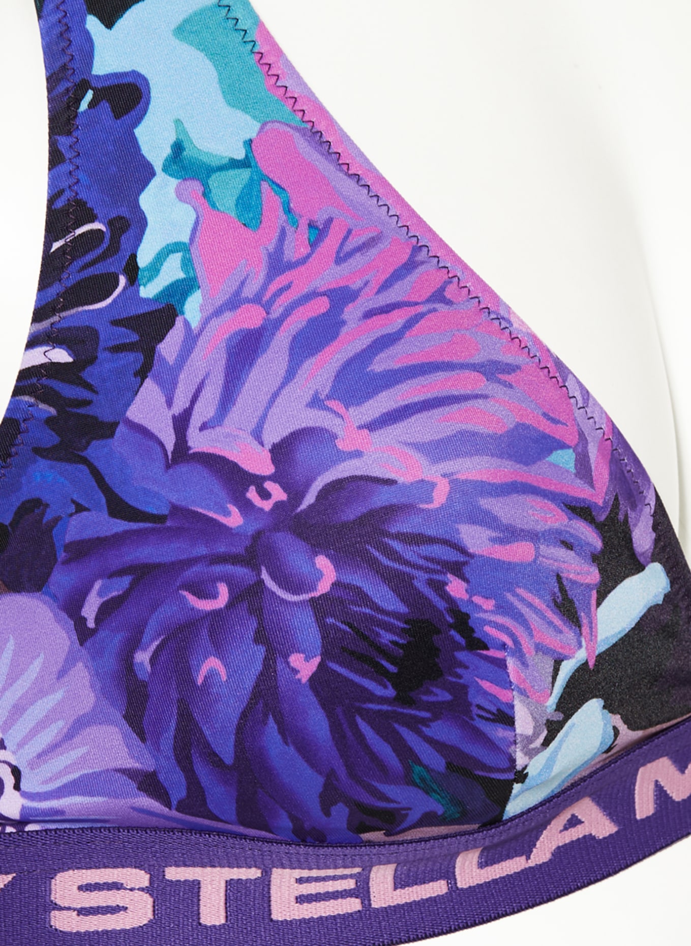 STELLA McCARTNEY SWIMWEAR Bralette-Bikini-Top, Farbe: LILA/ BLAU/ PINK (Bild 4)