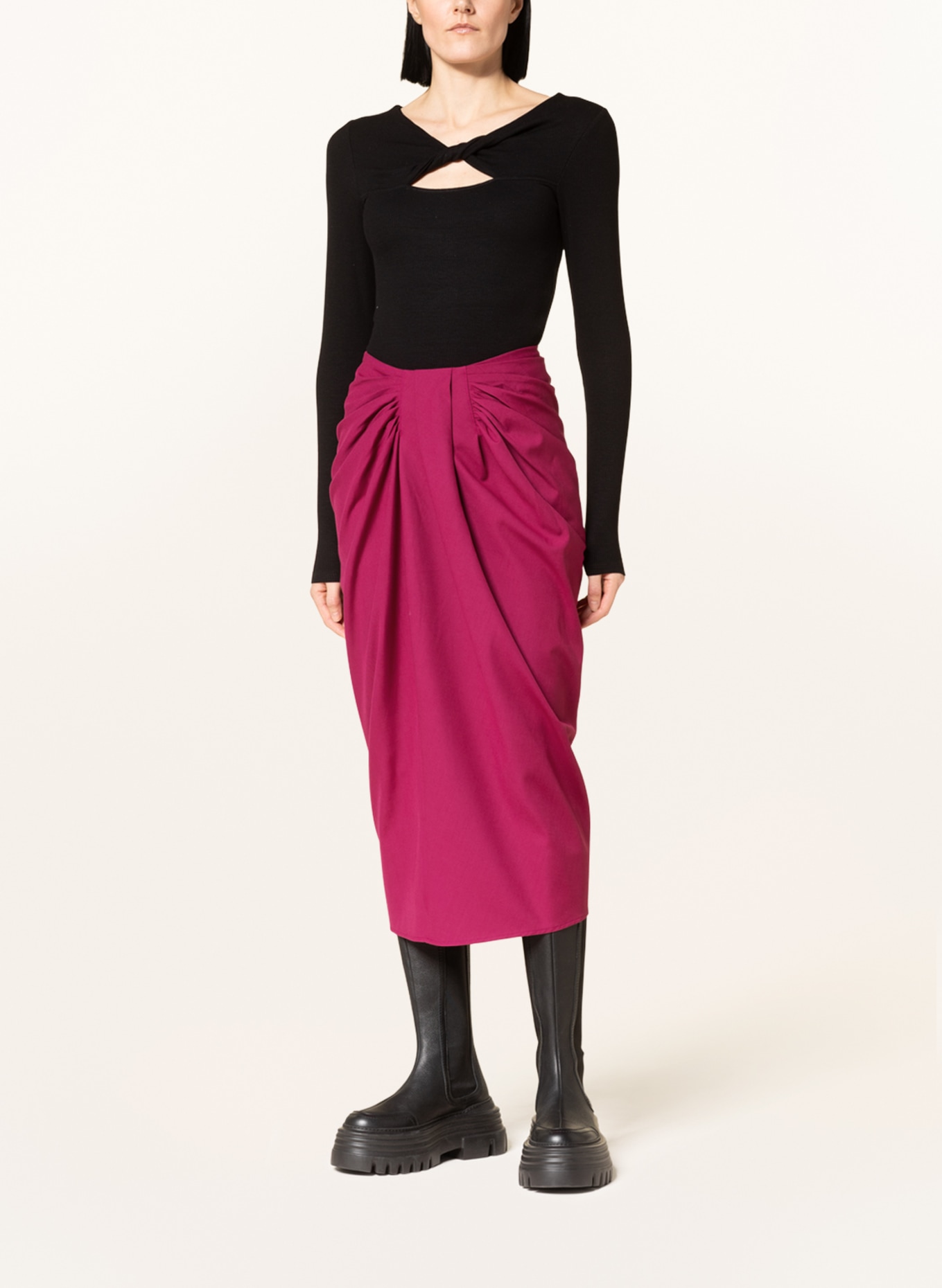 DAILY PAPER Skirt PERDI, Color: PINK (Image 2)