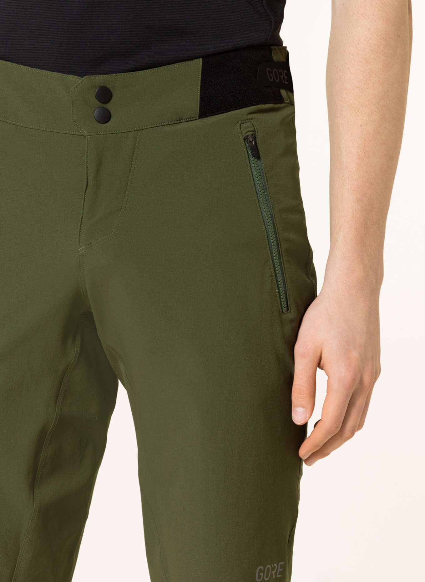 GORE BIKE WEAR Cycling shorts C5 without padded insert, Color: KHAKI (Image 5)