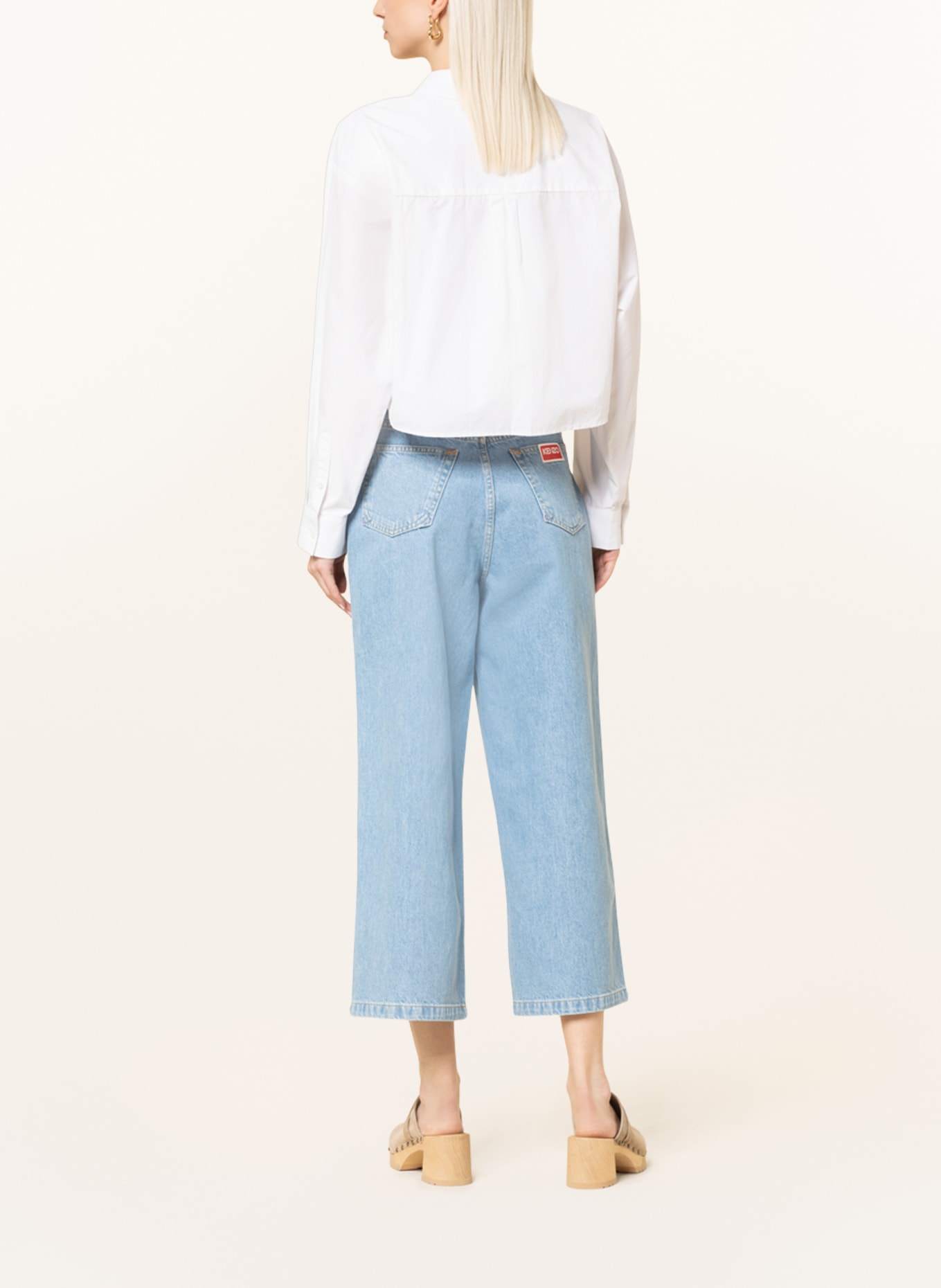 KENZO Jeans-Culotte, Farbe: DB BLEACHED BLUE DENIM (Bild 3)