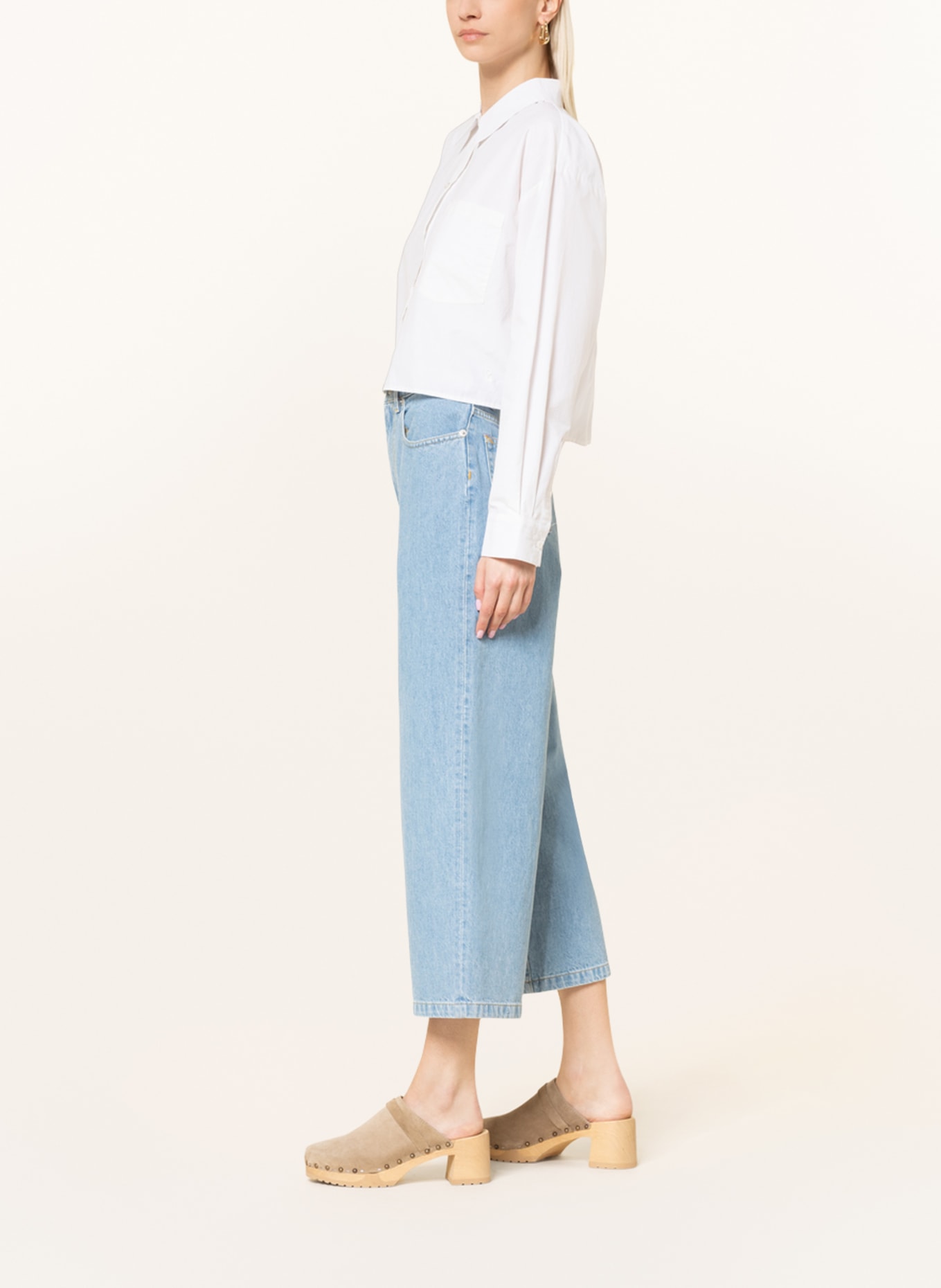 KENZO Culotte jeans, Color: DB BLEACHED BLUE DENIM (Image 4)
