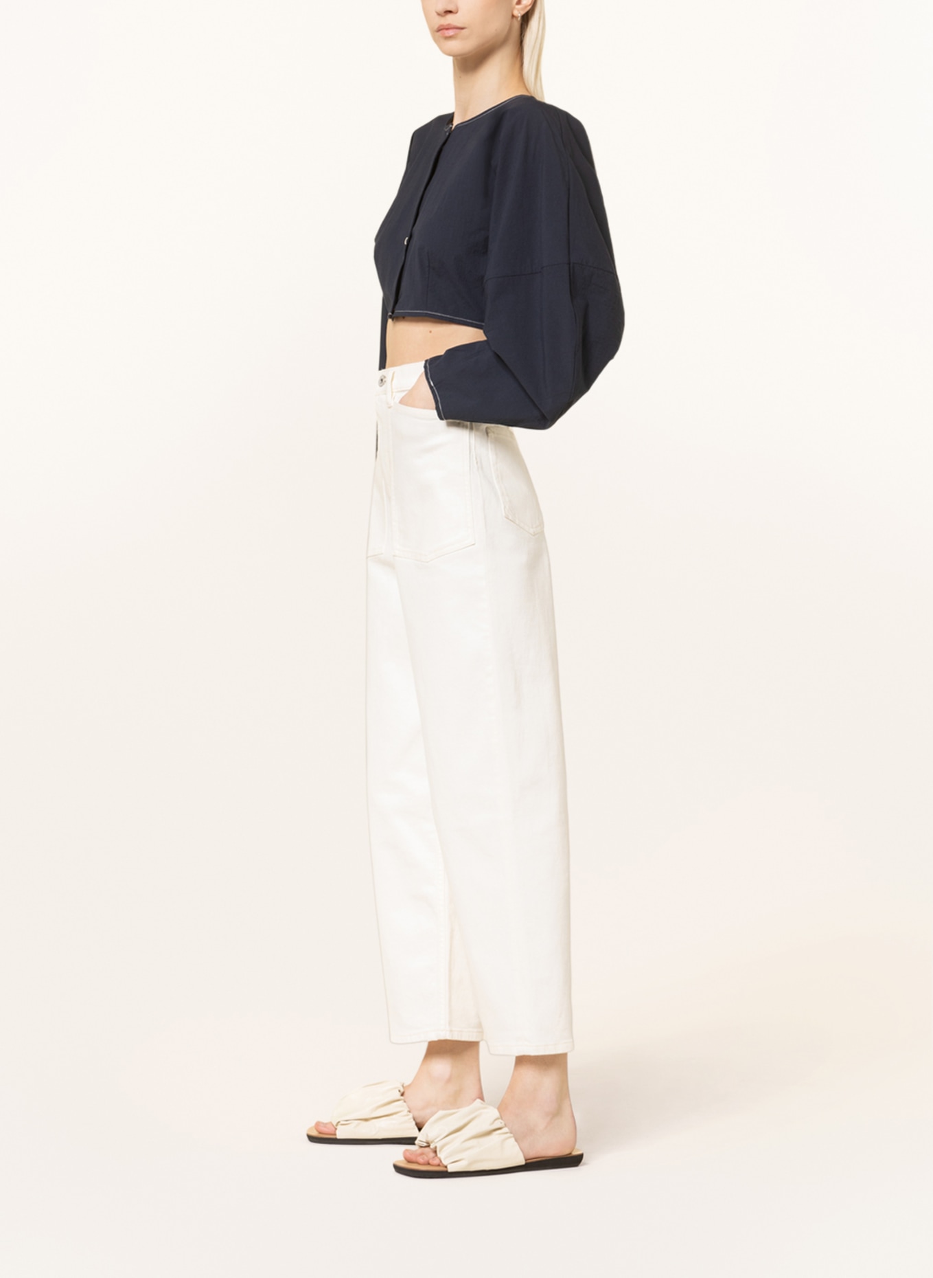 KENZO Mom jeans, Color: WB BLEACHED WHITE DENIM (Image 4)