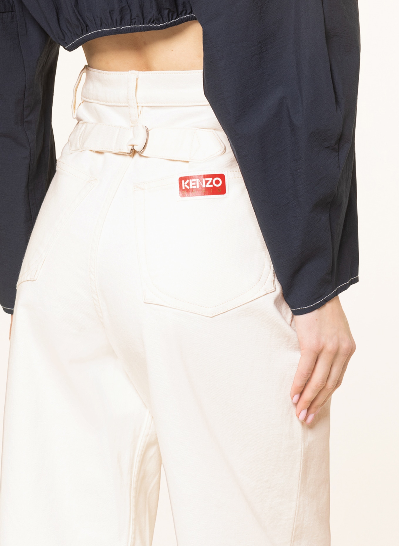 KENZO Mom jeans, Color: WB BLEACHED WHITE DENIM (Image 5)