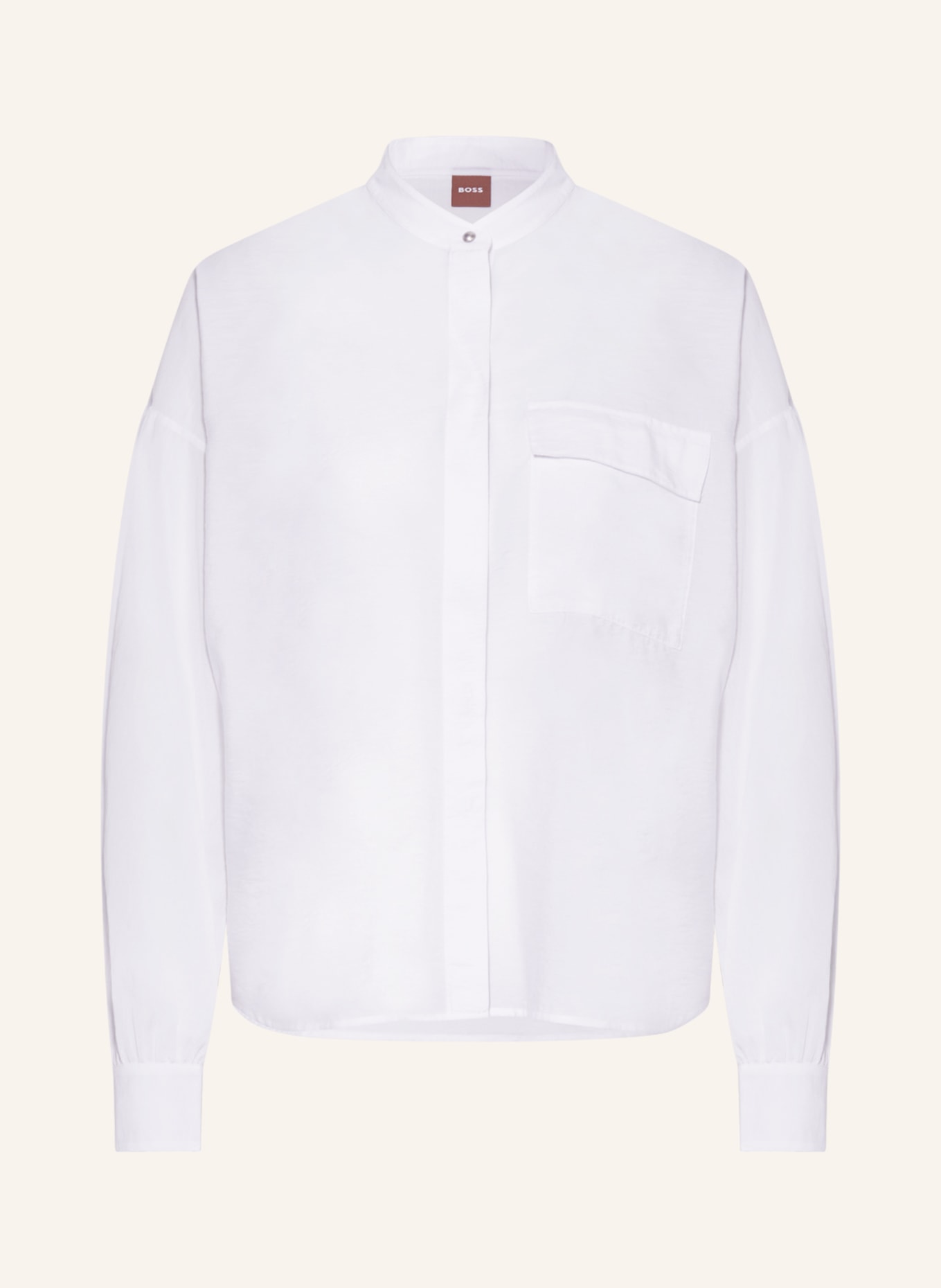 BOSS Oversized blouse BEFELIPPE , Color: WHITE (Image 1)