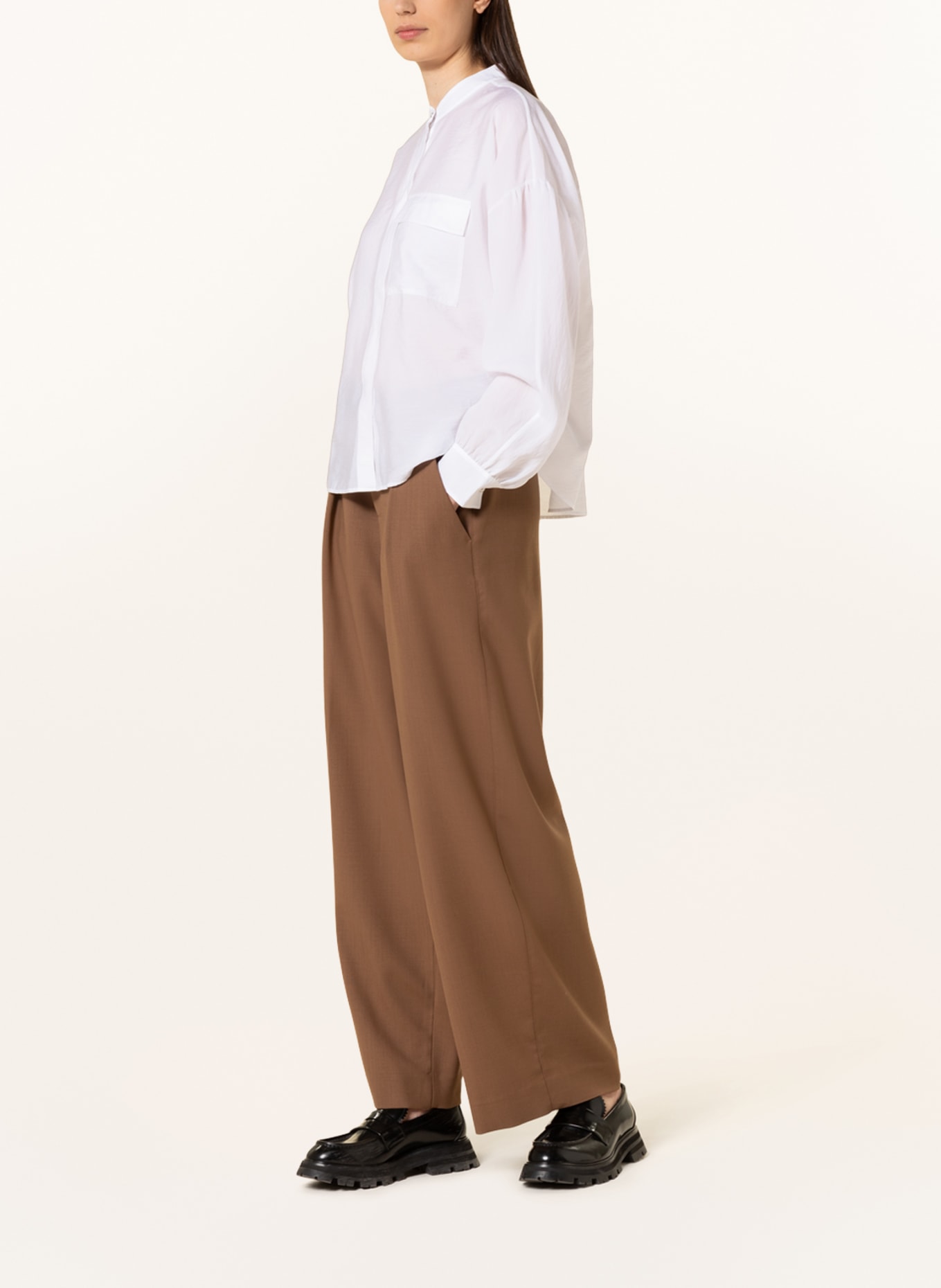 BOSS Oversized blouse BEFELIPPE , Color: WHITE (Image 2)