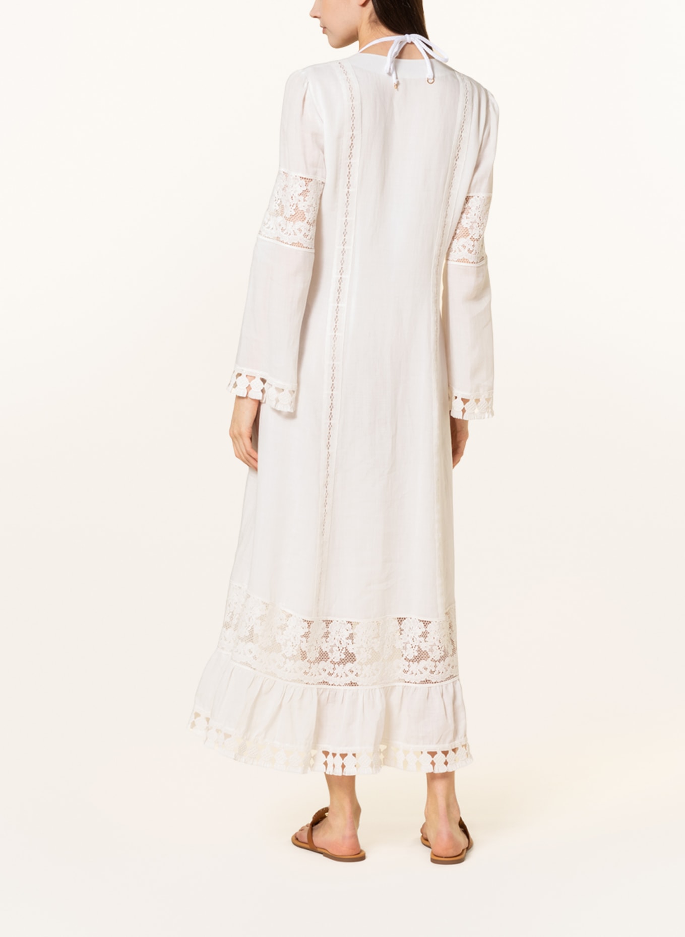 Seafarer Dress with lace, Color: WHITE (Image 3)