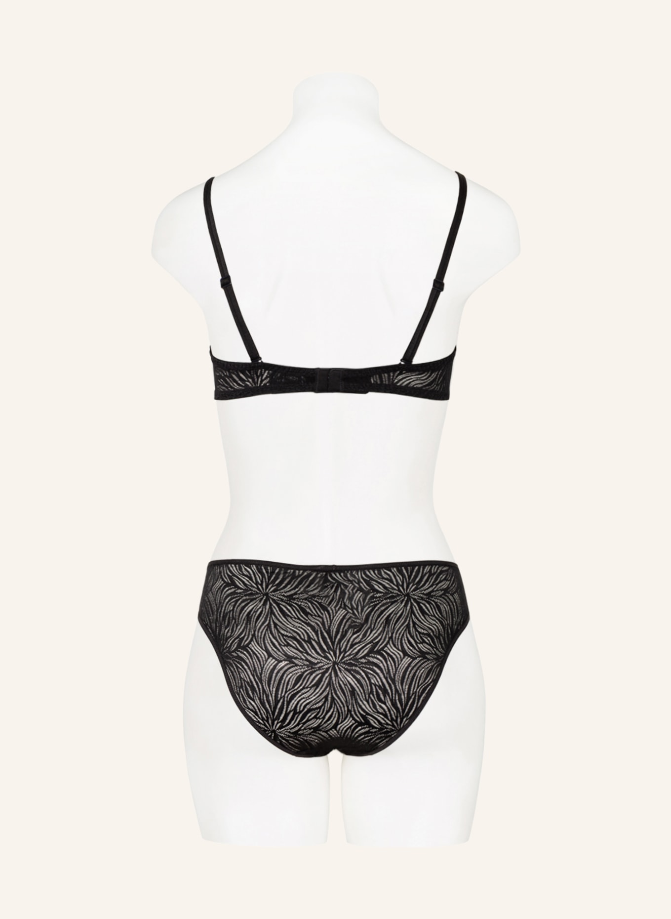 Calvin Klein Kalhotky SHEER MARQUISETTE: ČERNÁ