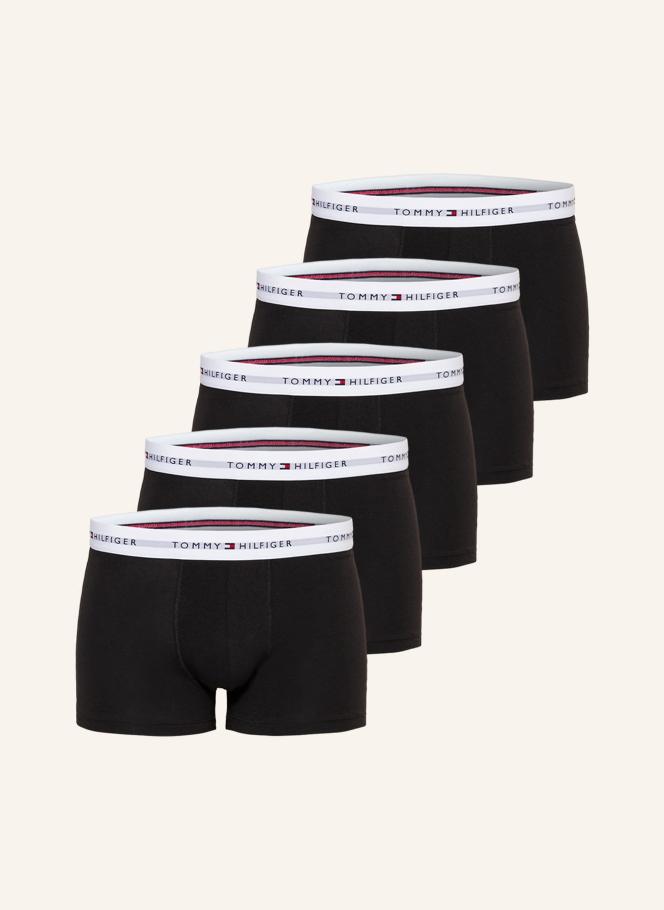 TOMMY HILFIGER 5-pack boxer shorts, Color: BLACK (Image 1)