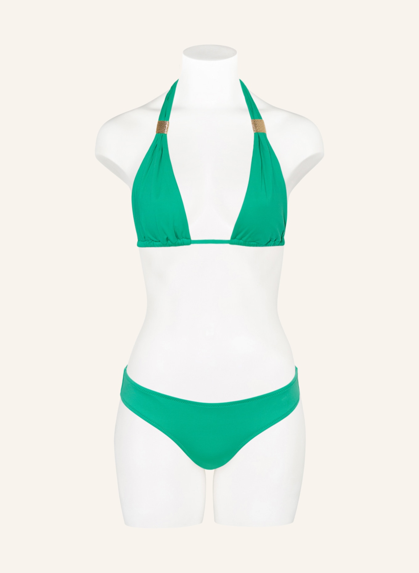 heidi klein Triangle bikini top MALDIVES, Color: GREEN (Image 2)