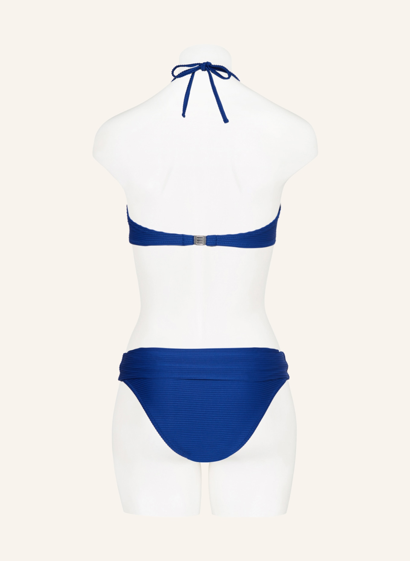 heidi klein Bandeau bikini top MALDIVIAN BLUE V BAR, Color: BLUE (Image 3)