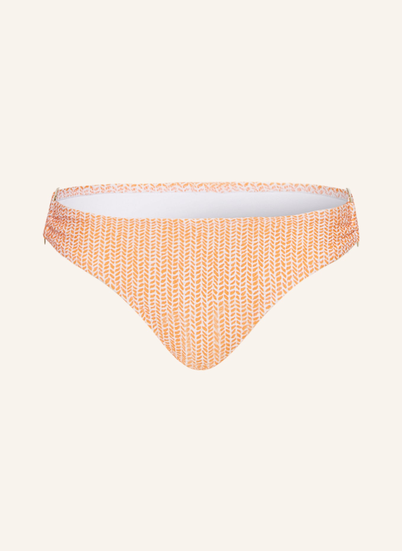 heidi klein Basic bikini bottoms WALDORF WINDS, Color: ORANGE/ ECRU (Image 1)