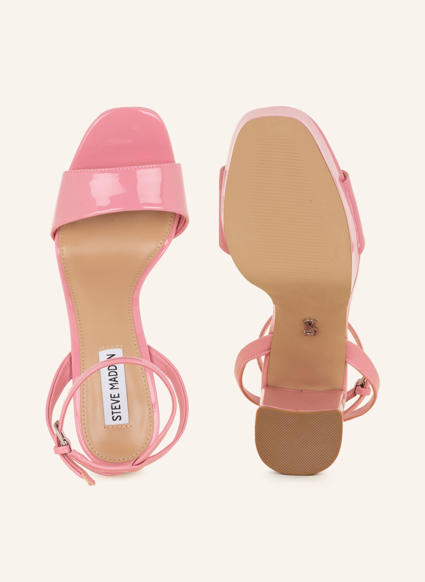STEVE MADDEN Platform sandals LESSA in pink