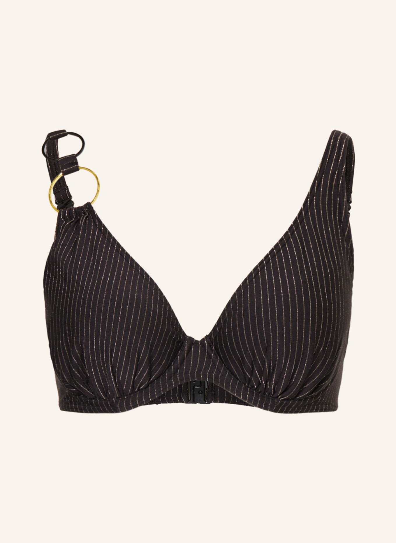 PrimaDonna Underwired bikini top SOLTA with glitter thread, Color: BLACK (Image 1)