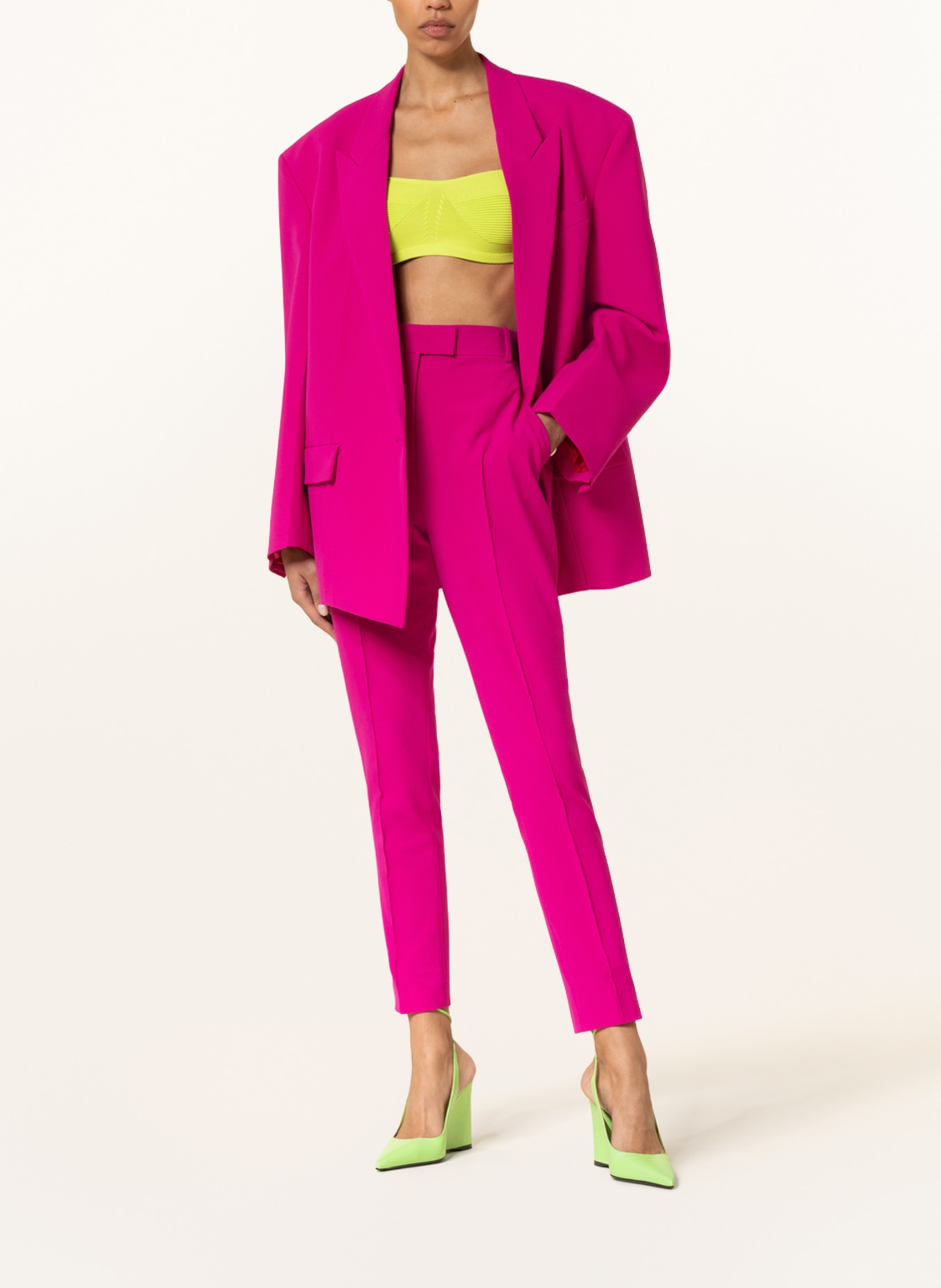 THE ATTICO Trousers BERRY, Color: PINK (Image 2)