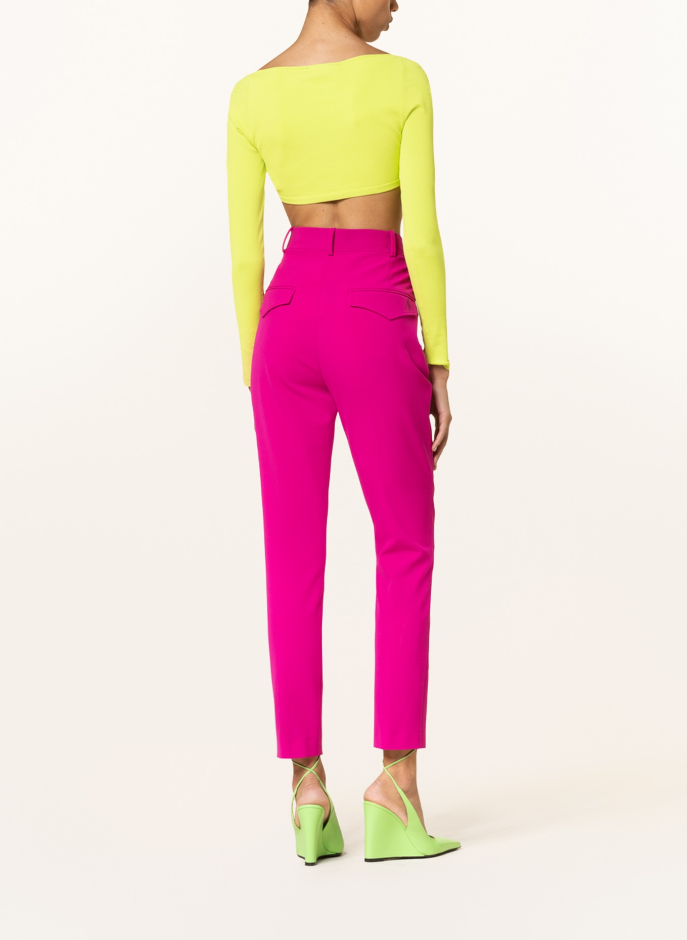 THE ATTICO Trousers BERRY, Color: PINK (Image 3)