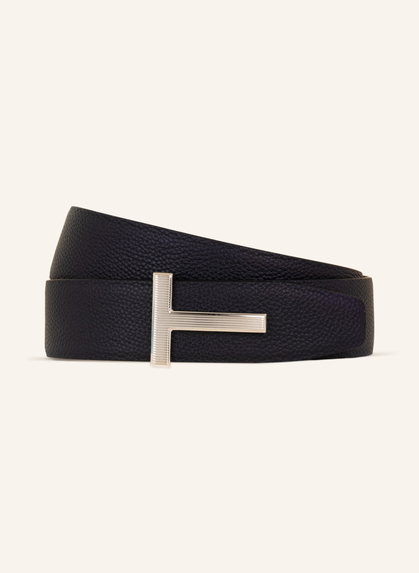 TOM FORD Reversible leather belt, Color: BLACK (Image 1)