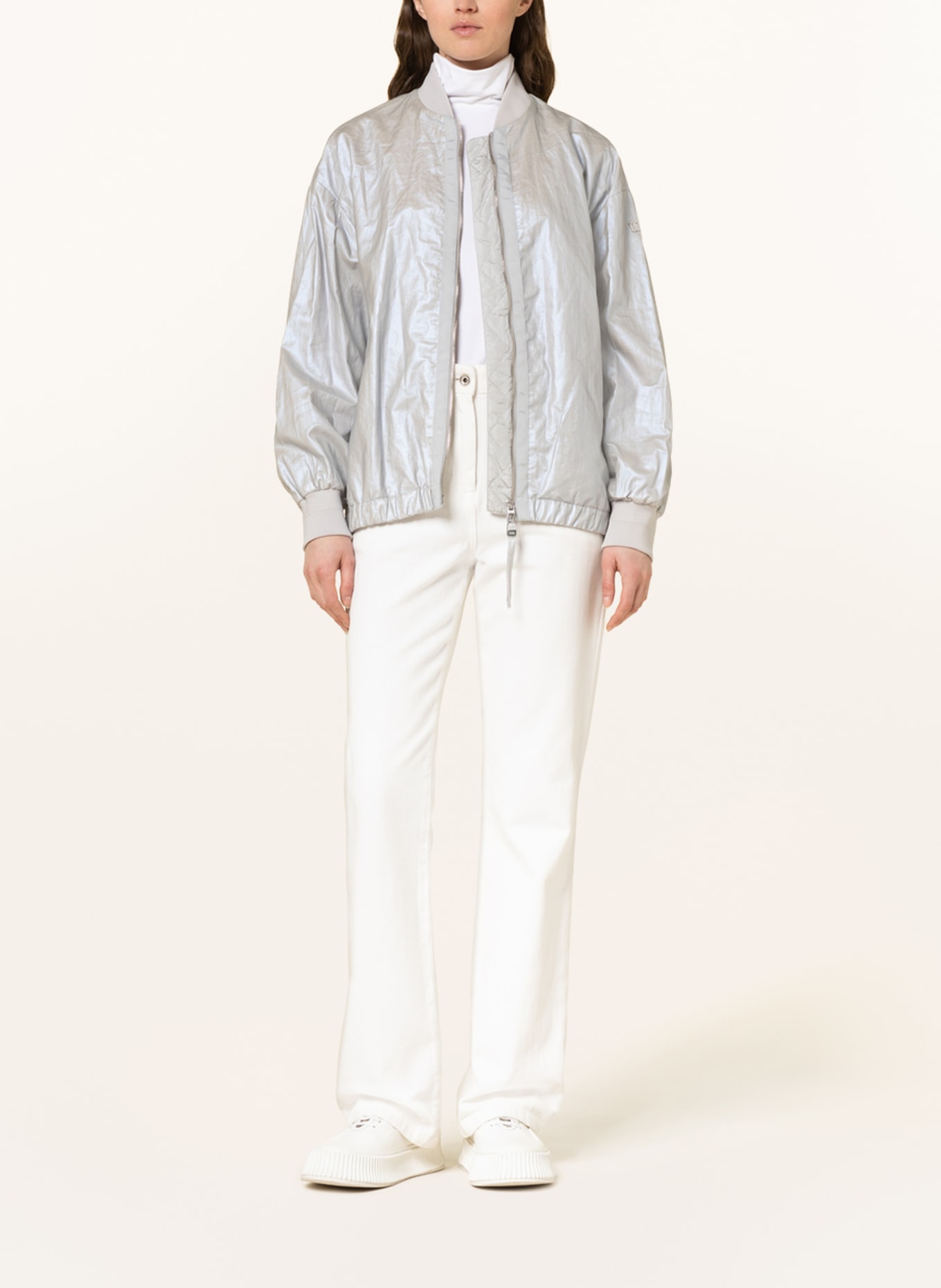 DUNO Bomber jacket MAYSA, Color: WHITE (Image 2)