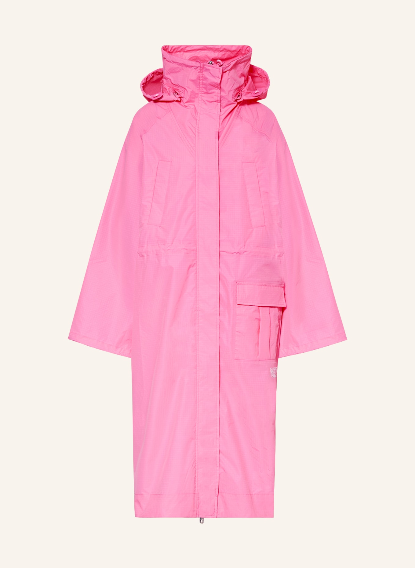 GANNI Raincoat, Color: PINK (Image 1)