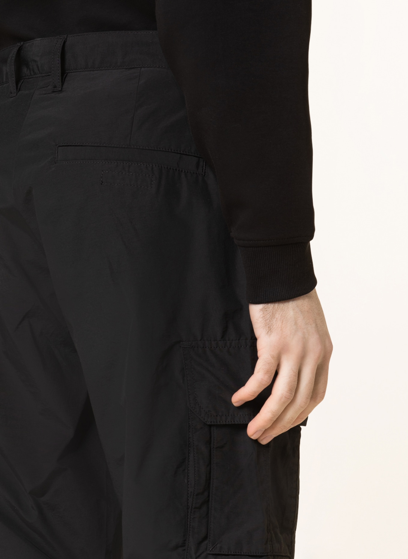 HUGO Cargo pants GALE, Color: BLACK (Image 6)