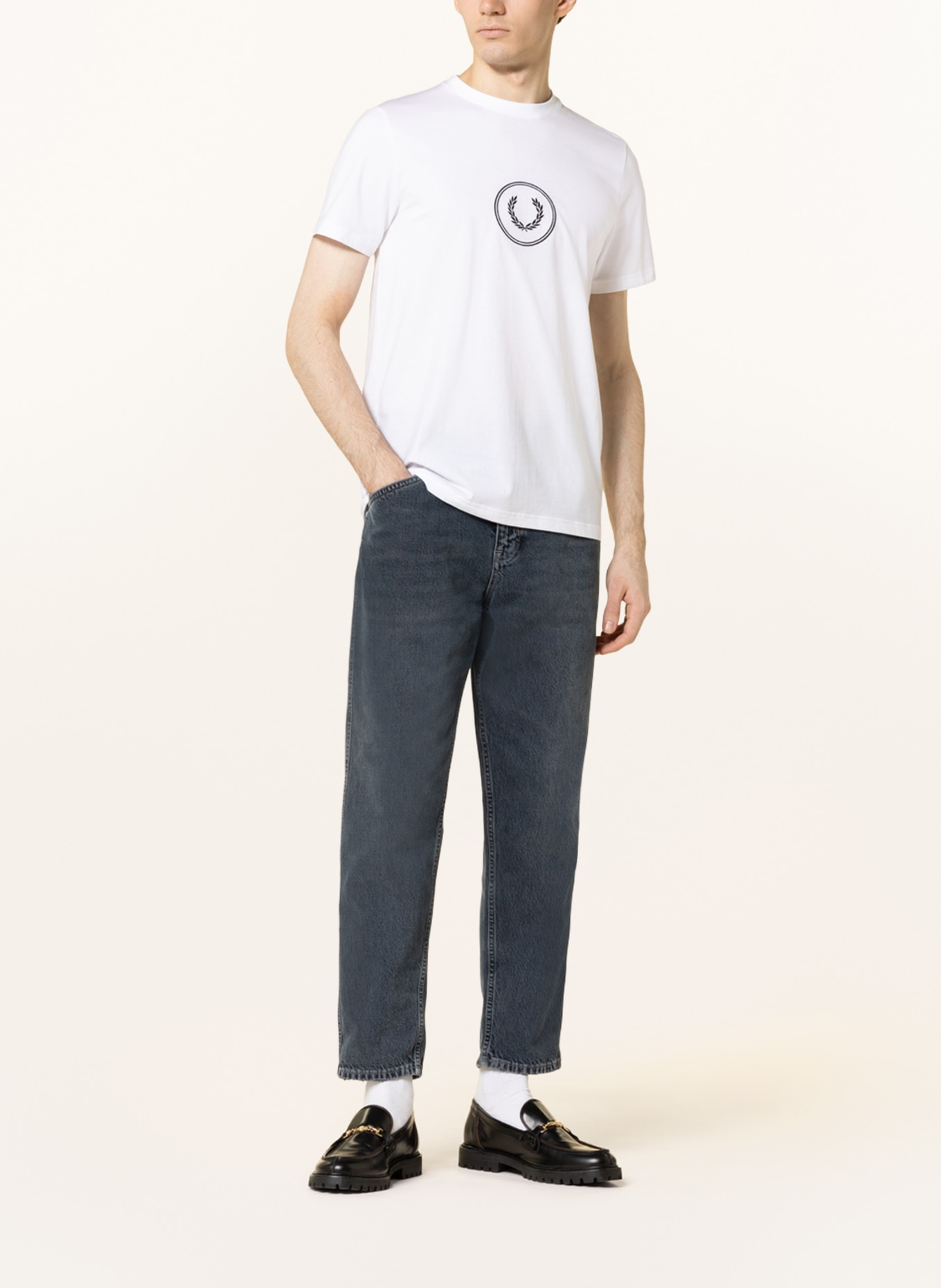 FRED PERRY T-shirt, Color: WHITE (Image 2)