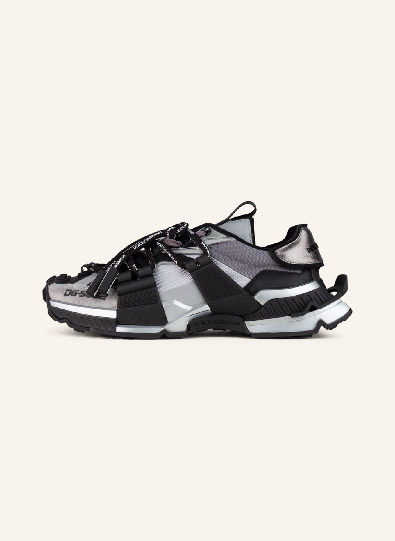 DOLCE & GABBANA Sneakers SPACE, Color: BLACK/ GRAY (Image 4)