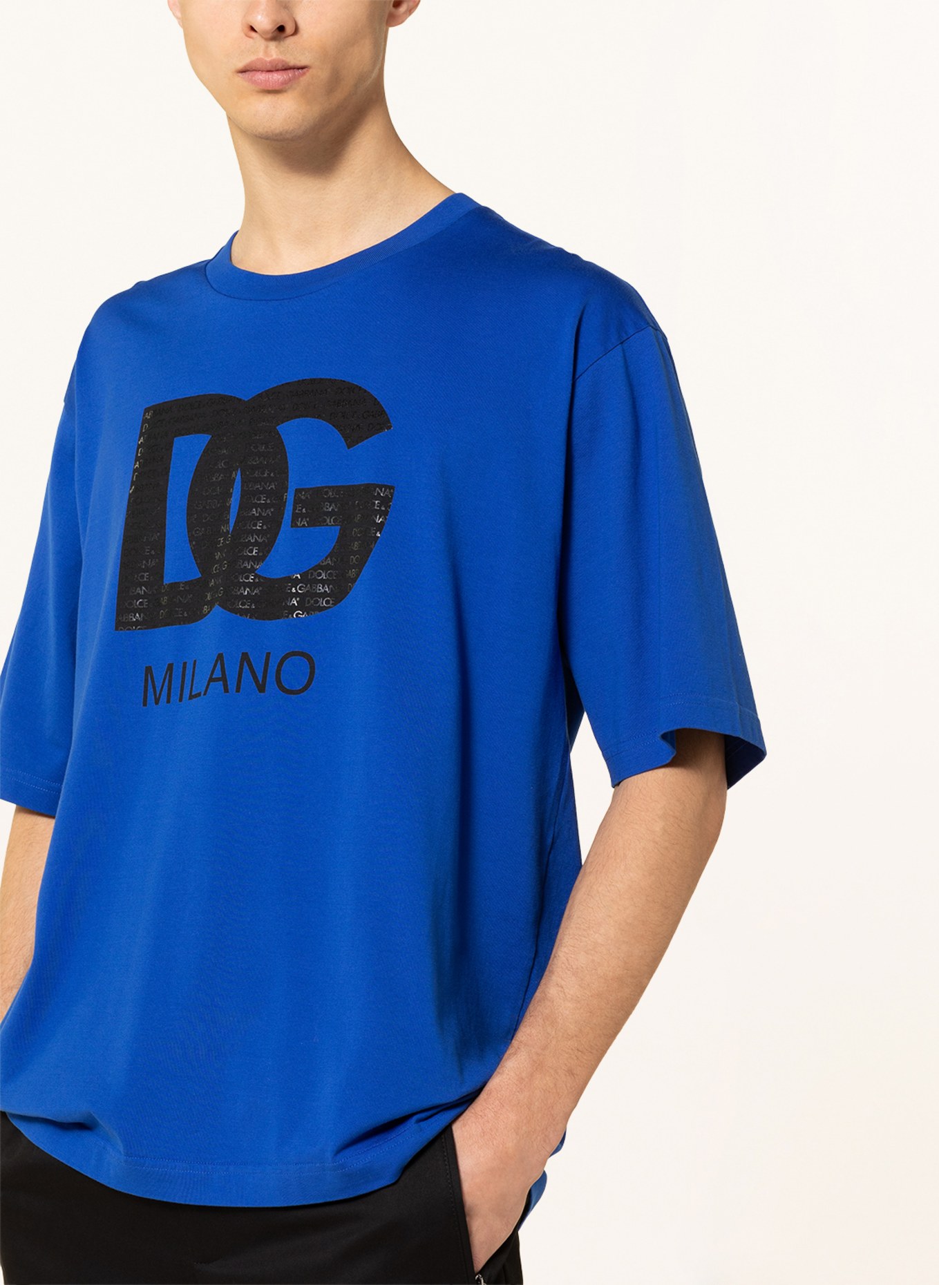 DOLCE & GABBANA T-Shirt, Farbe: BLAU (Bild 4)