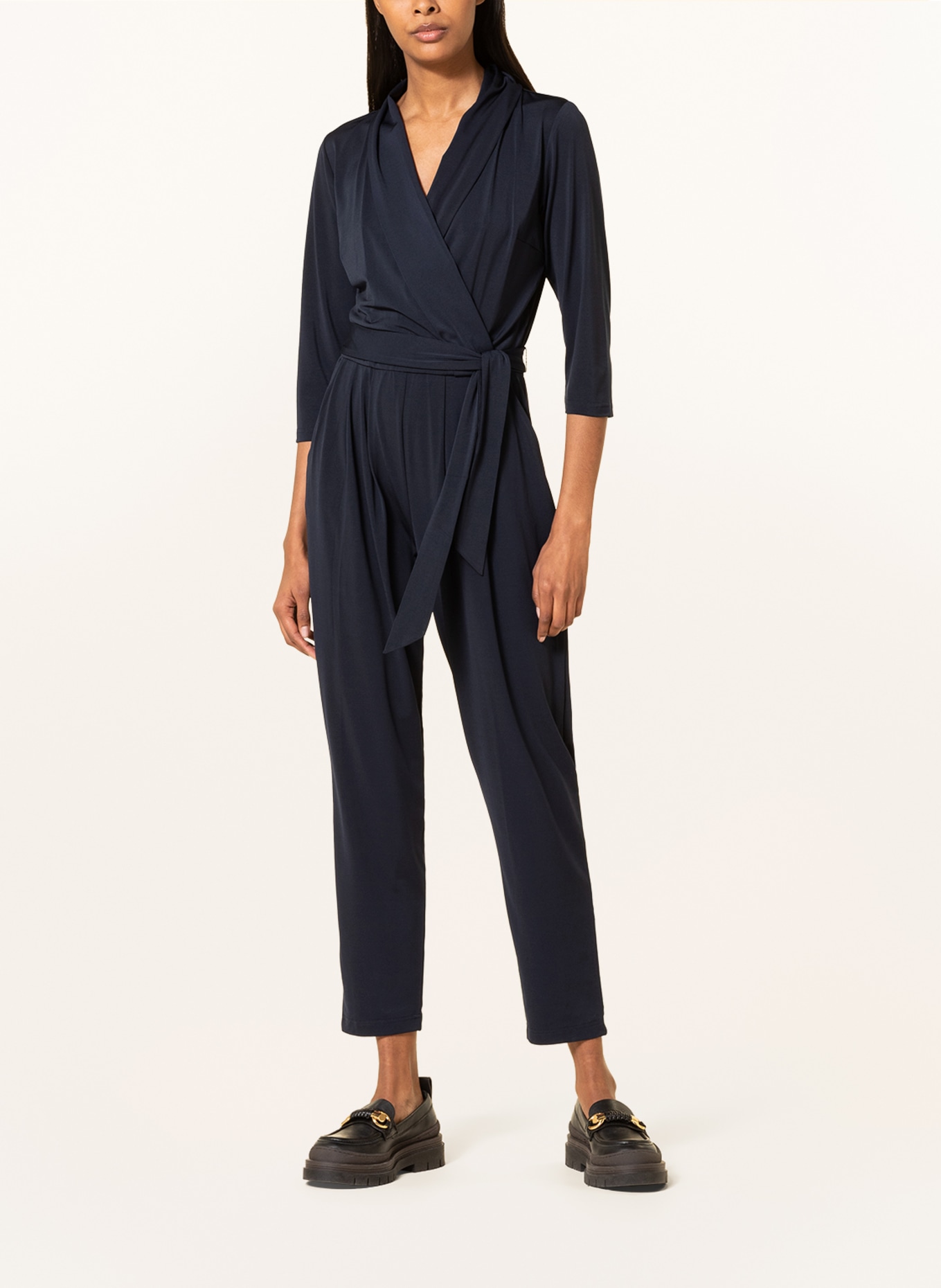 Betty Barclay Jumpsuit with 3/4 sleeves, Color: DARK BLUE (Image 2)