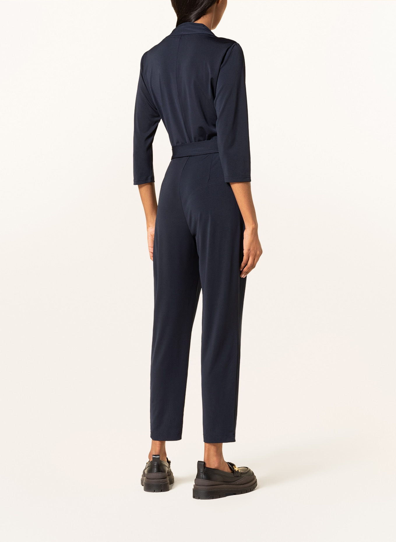 Betty Barclay Jumpsuit with 3/4 sleeves, Color: DARK BLUE (Image 3)