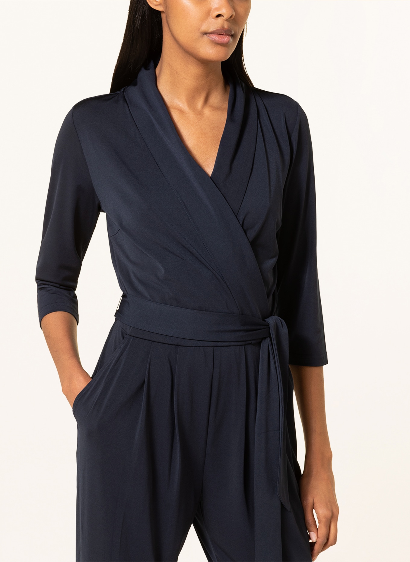 Betty Barclay Jumpsuit with 3/4 sleeves, Color: DARK BLUE (Image 4)