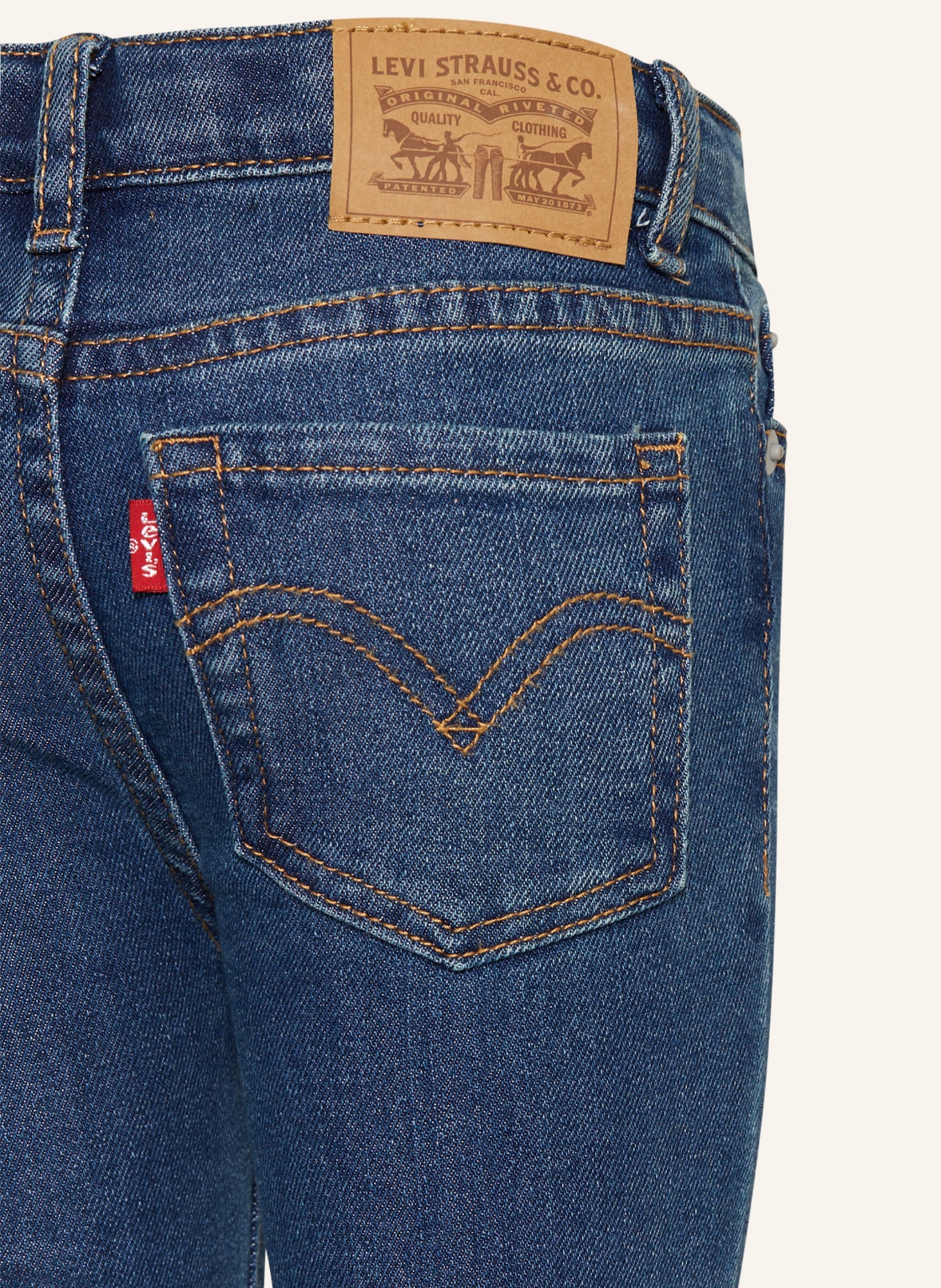 Levi's® Jeans 726 FLARE Slim Fit, Farbe: D5Q double talk stretch (Bild 3)