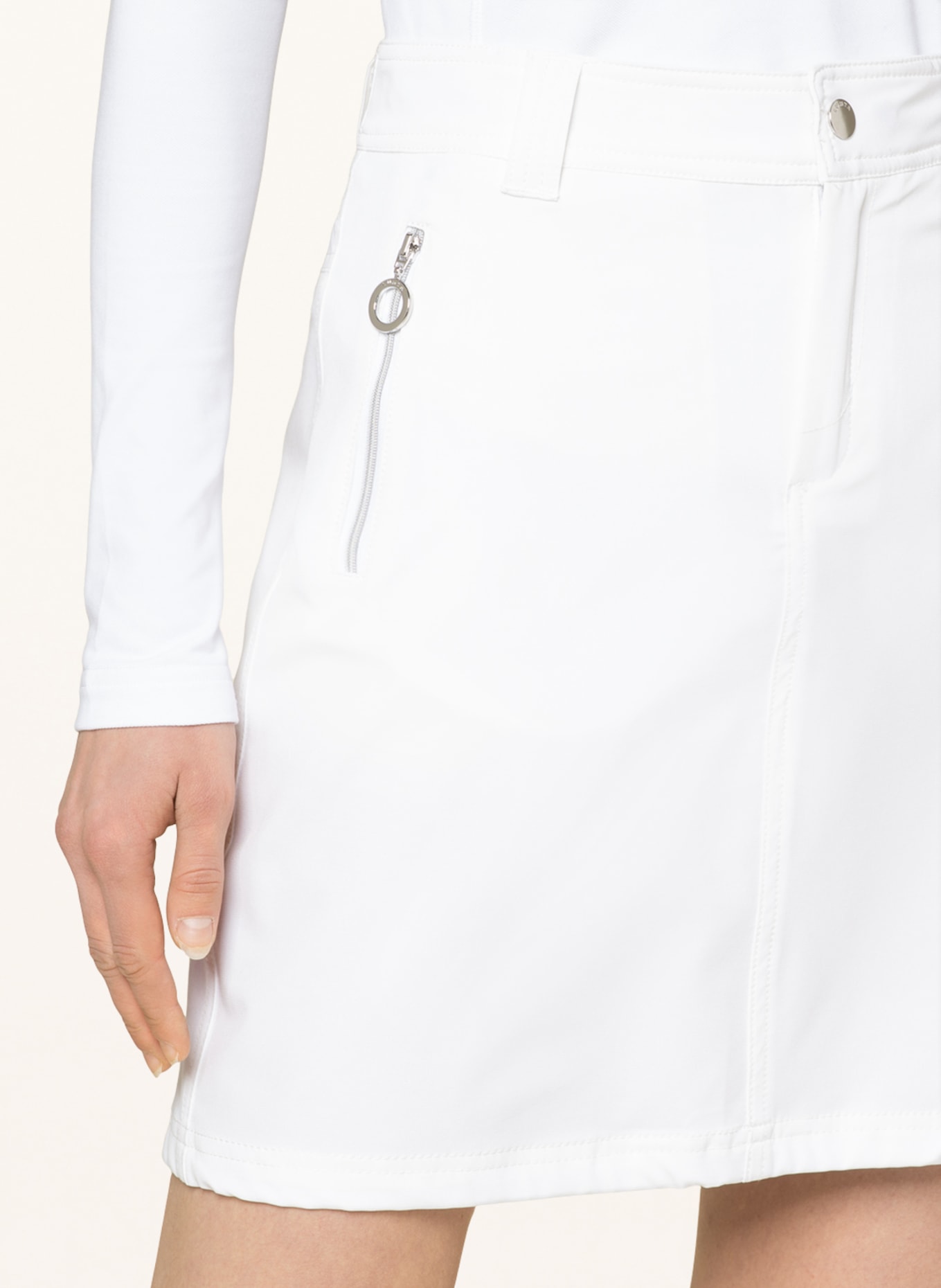 LUHTA Golf skirt HOPIALA in white