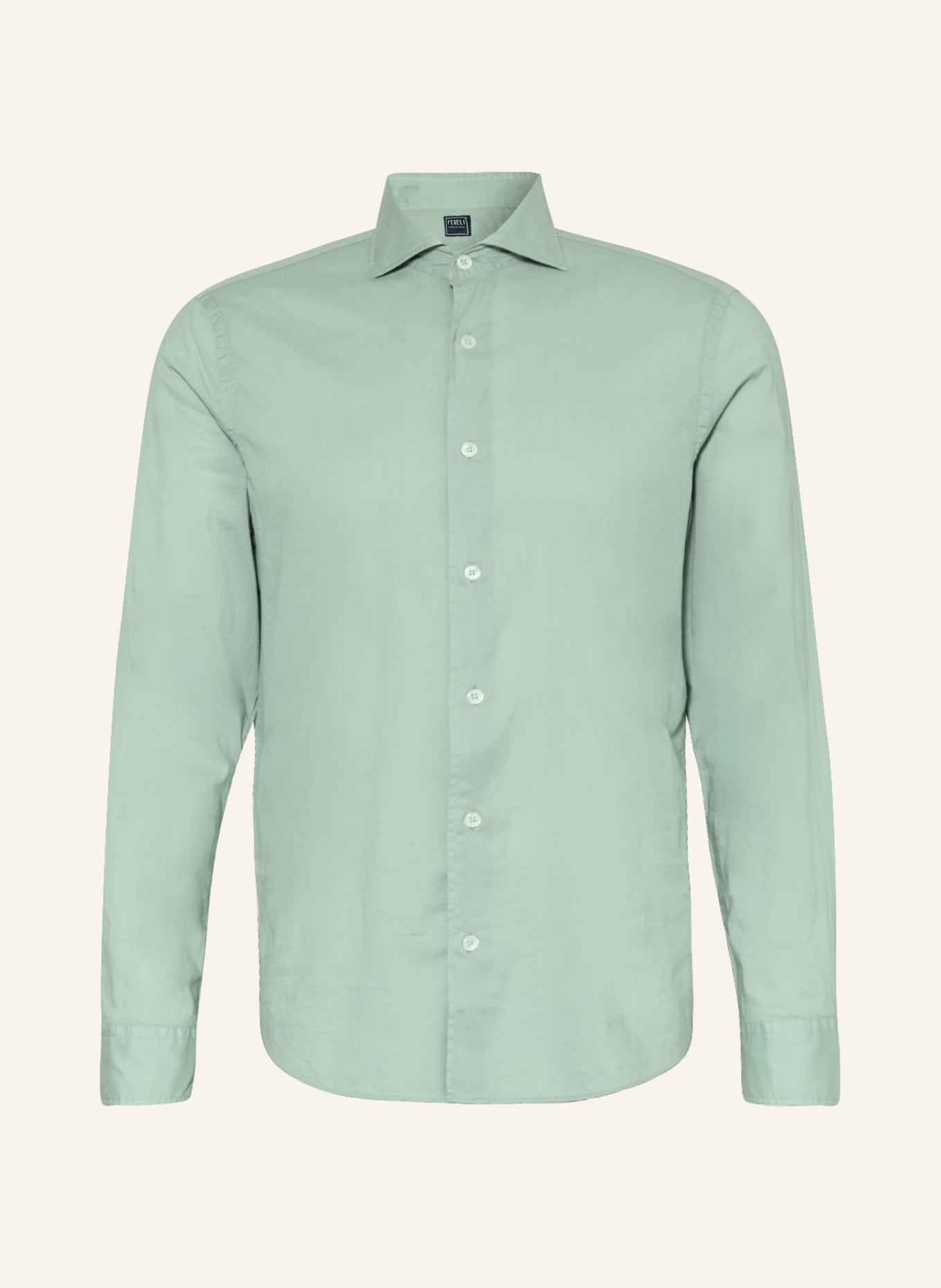 FEDELI Shirt regular fit, Color: GREEN (Image 1)