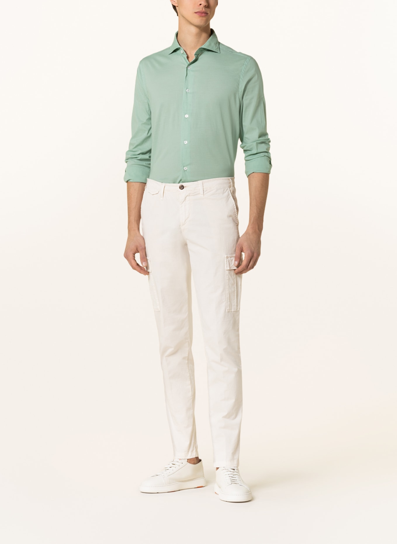 FEDELI Shirt regular fit, Color: GREEN (Image 2)