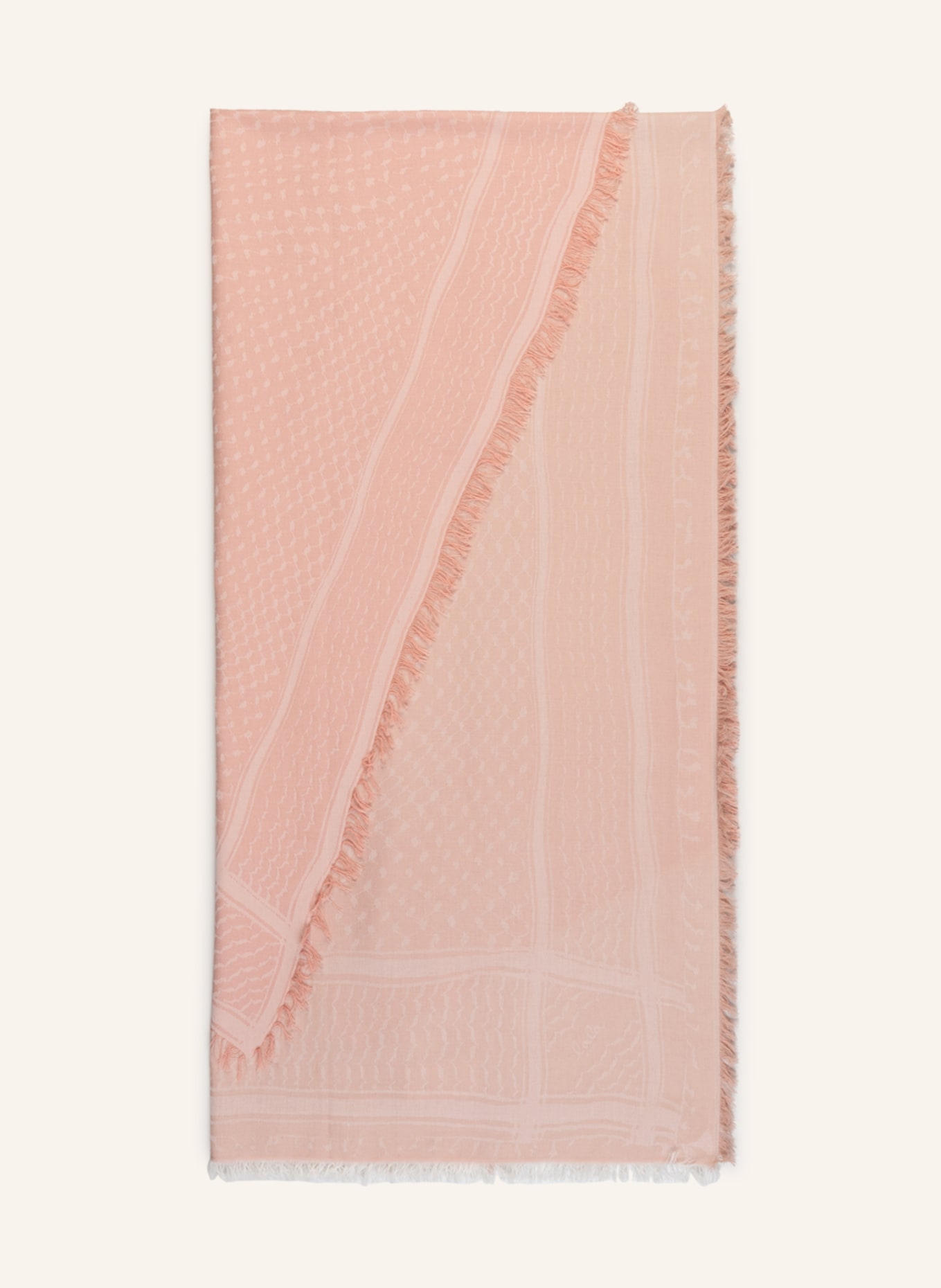Lala Berlin Scarf, Color: WHITE/ PINK (Image 1)