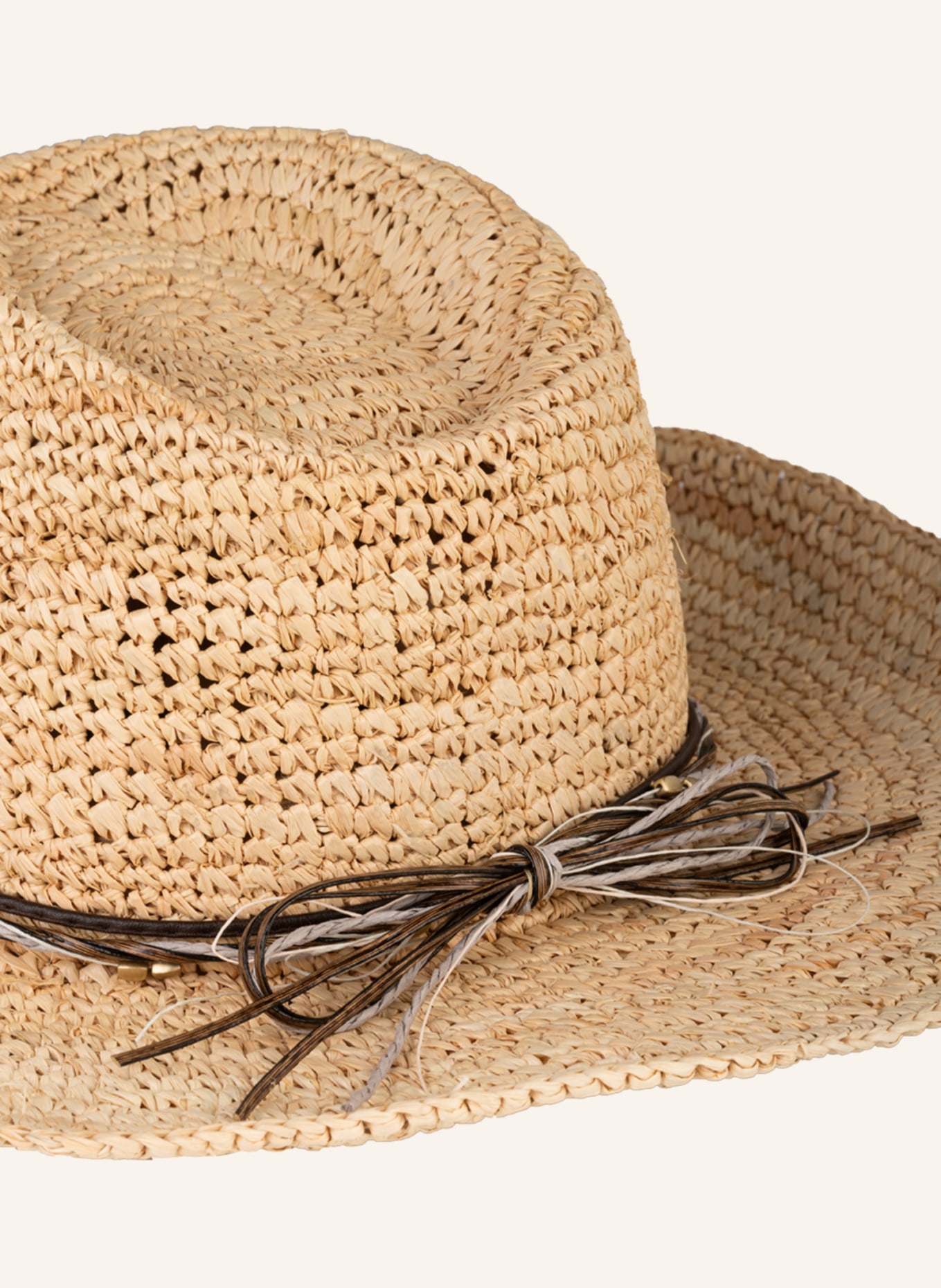 LOEVENICH Straw hat, Color: CAMEL (Image 3)