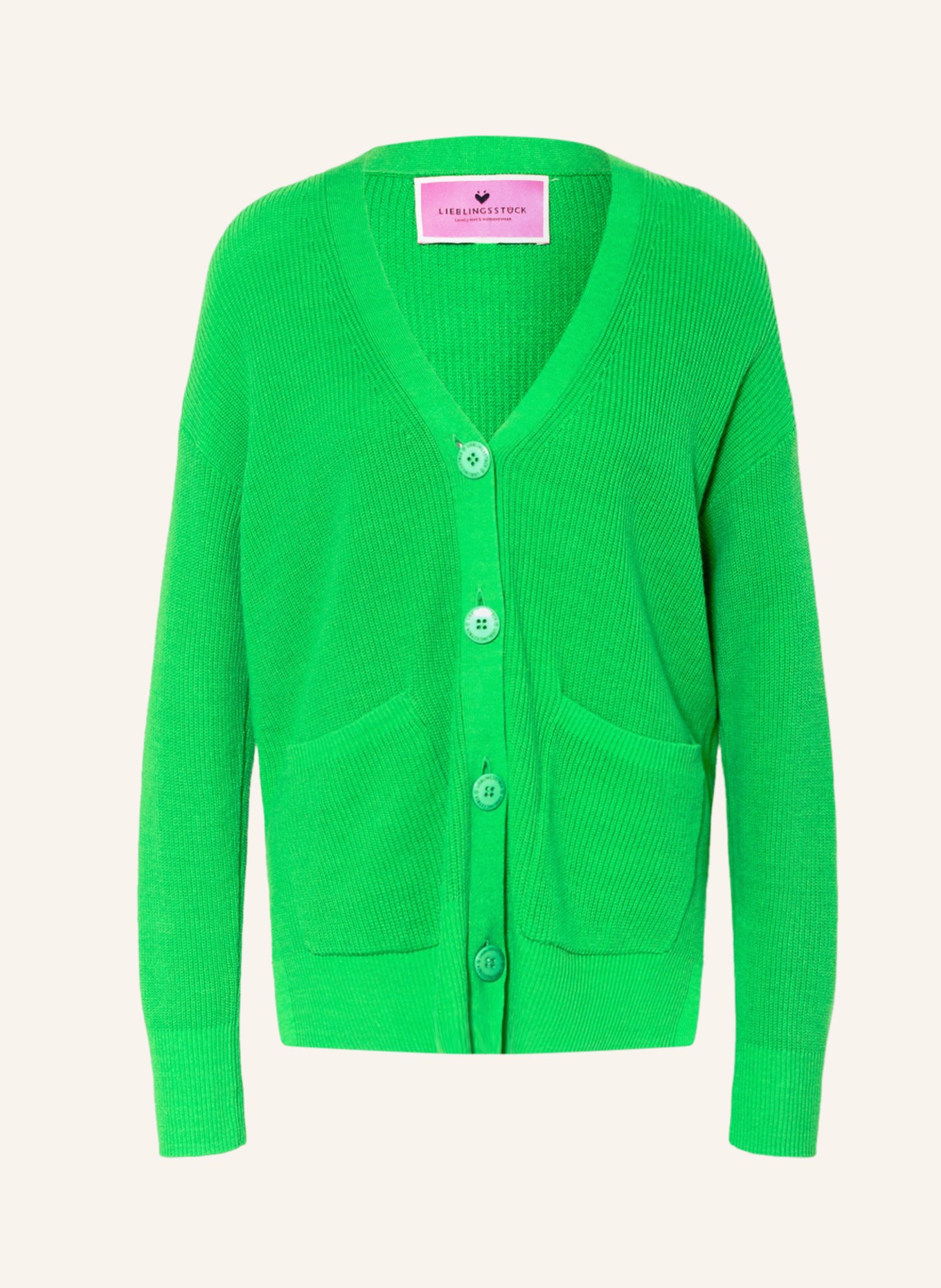 LIEBLINGSSTÜCK Cardigan LUCINAL, Color: GREEN (Image 1)