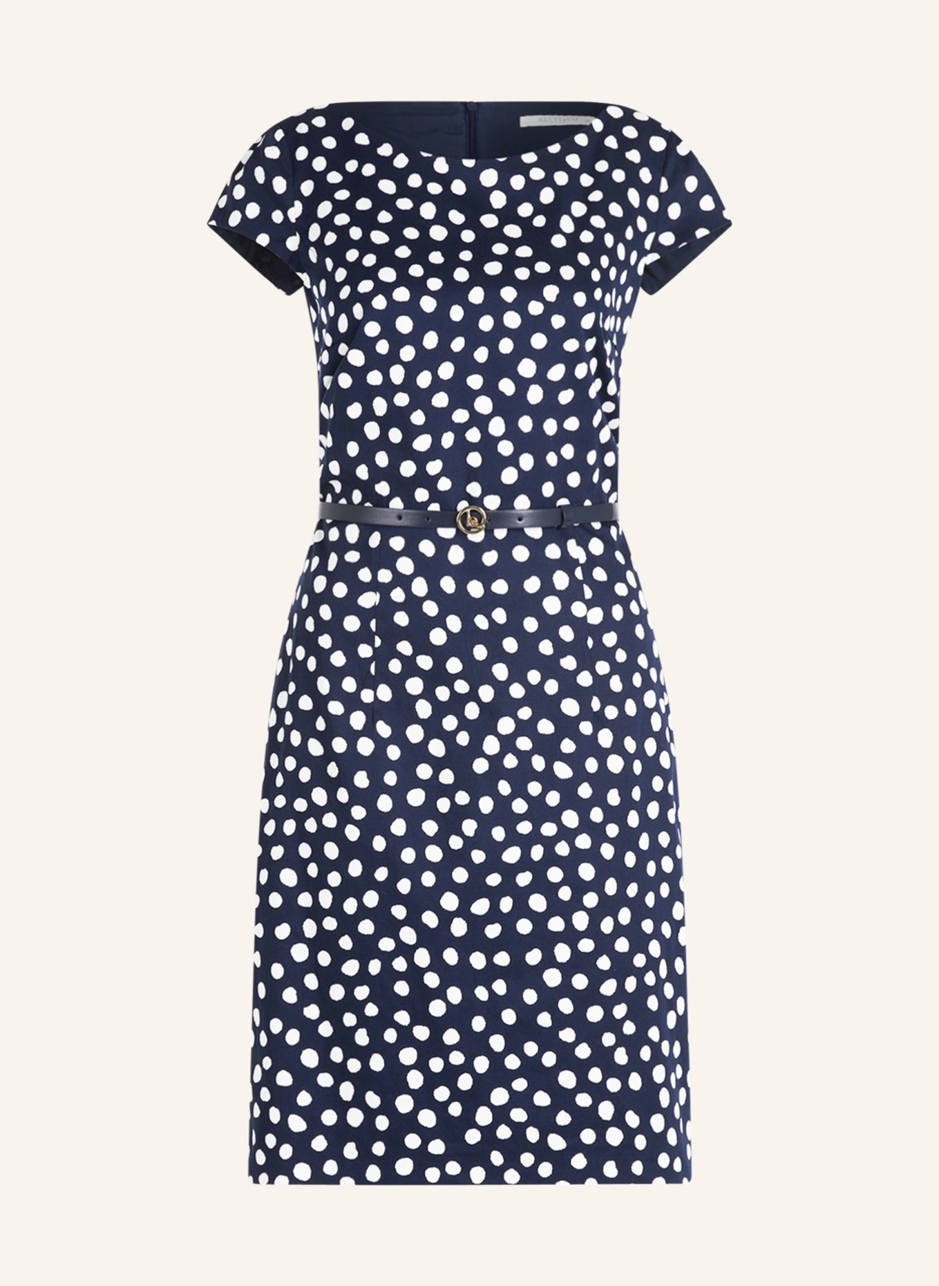 BETTY&CO Sheath dress, Color: DARK BLUE/ WHITE (Image 1)